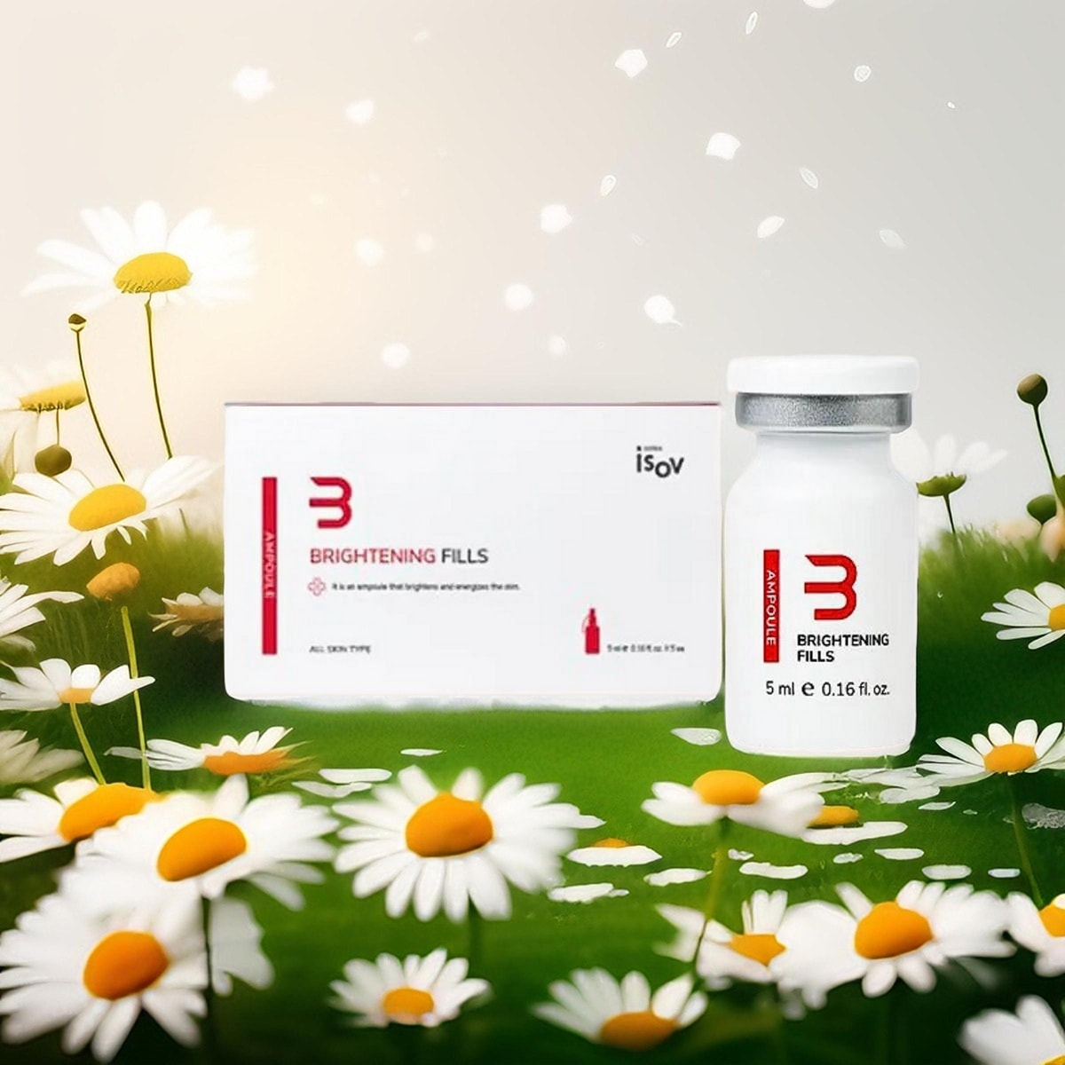 Tinh chất iSOV Brightening Fills 5 ống x 5ml - Trắng da đa tầng _thumbnail_0