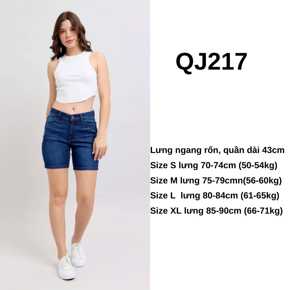 QJ217-QUẦN JEAN JB -ĐẬM