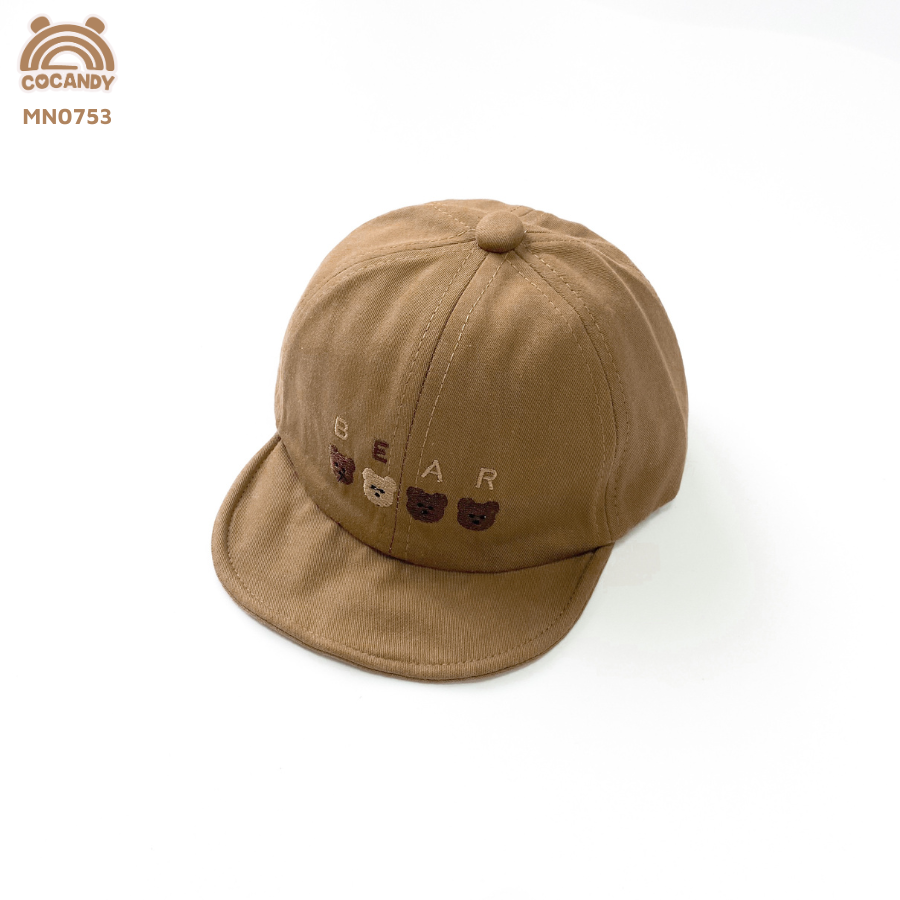Mũ lưỡi trai 4 gấu Bear NÂU_thumbnail_0
