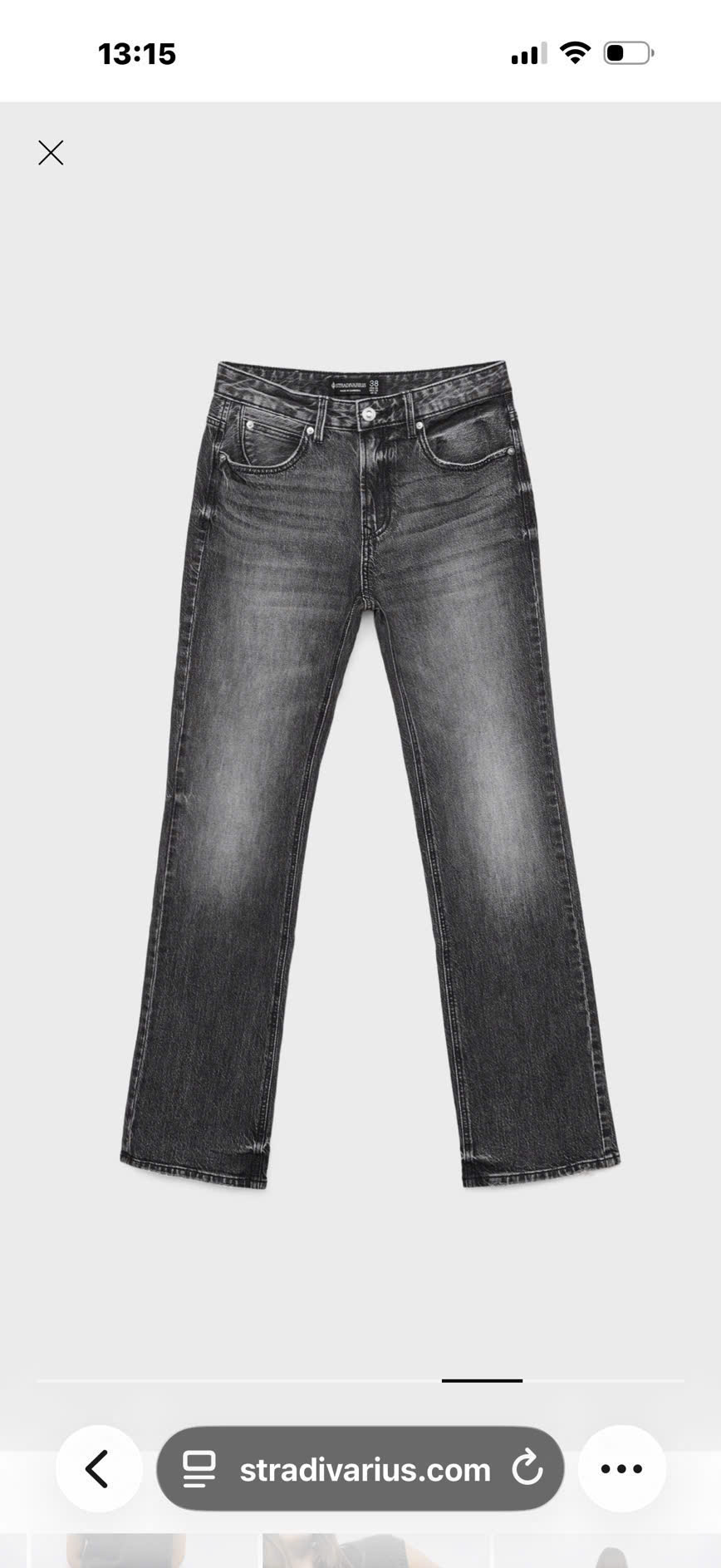 Q64 Quần jean ống đứng ( ĐEN KHÓI )