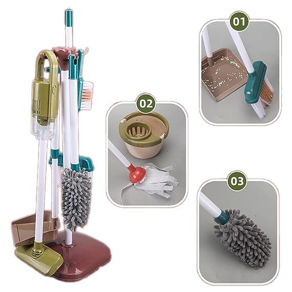 Bộ Dụng Cụ Vệ Sinh Đồ Chơi Giáo Dục Trẻ Em_thumbnail_4