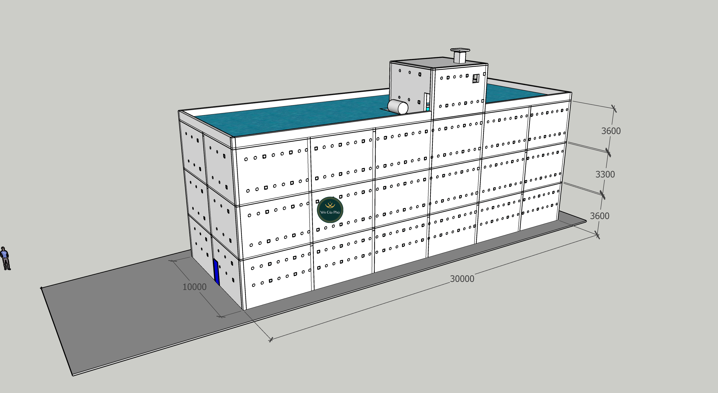 Bản Vẽ Nhà Yến 5x20x3