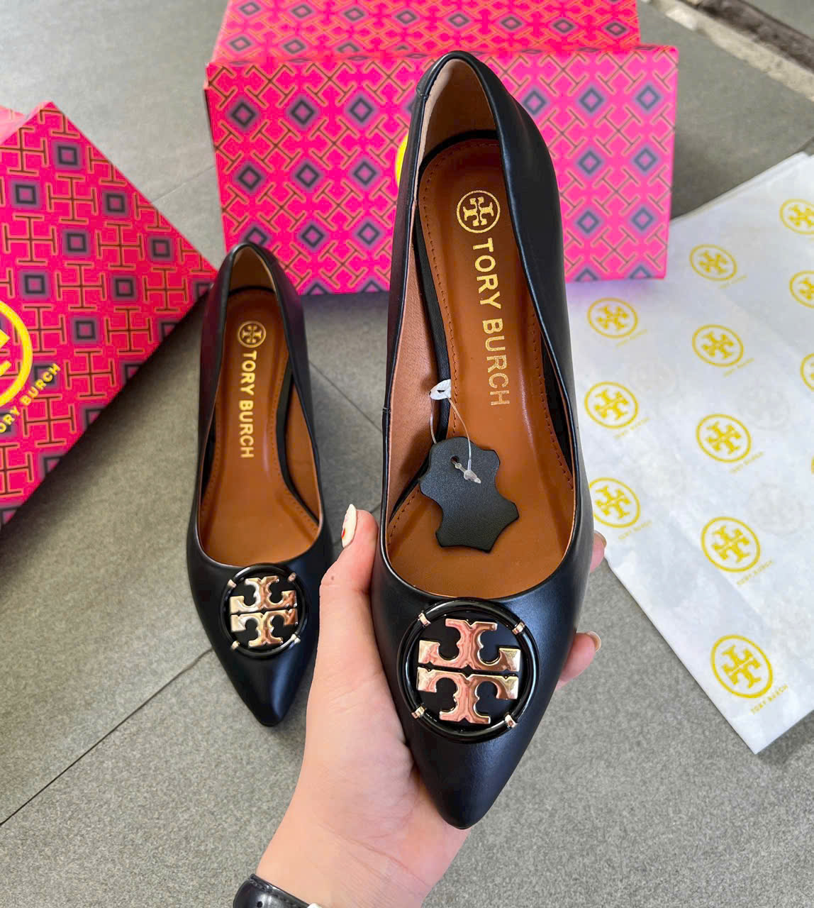 SALE G79 GIÀY CAO GÓT ĐEN_thumbnail_2