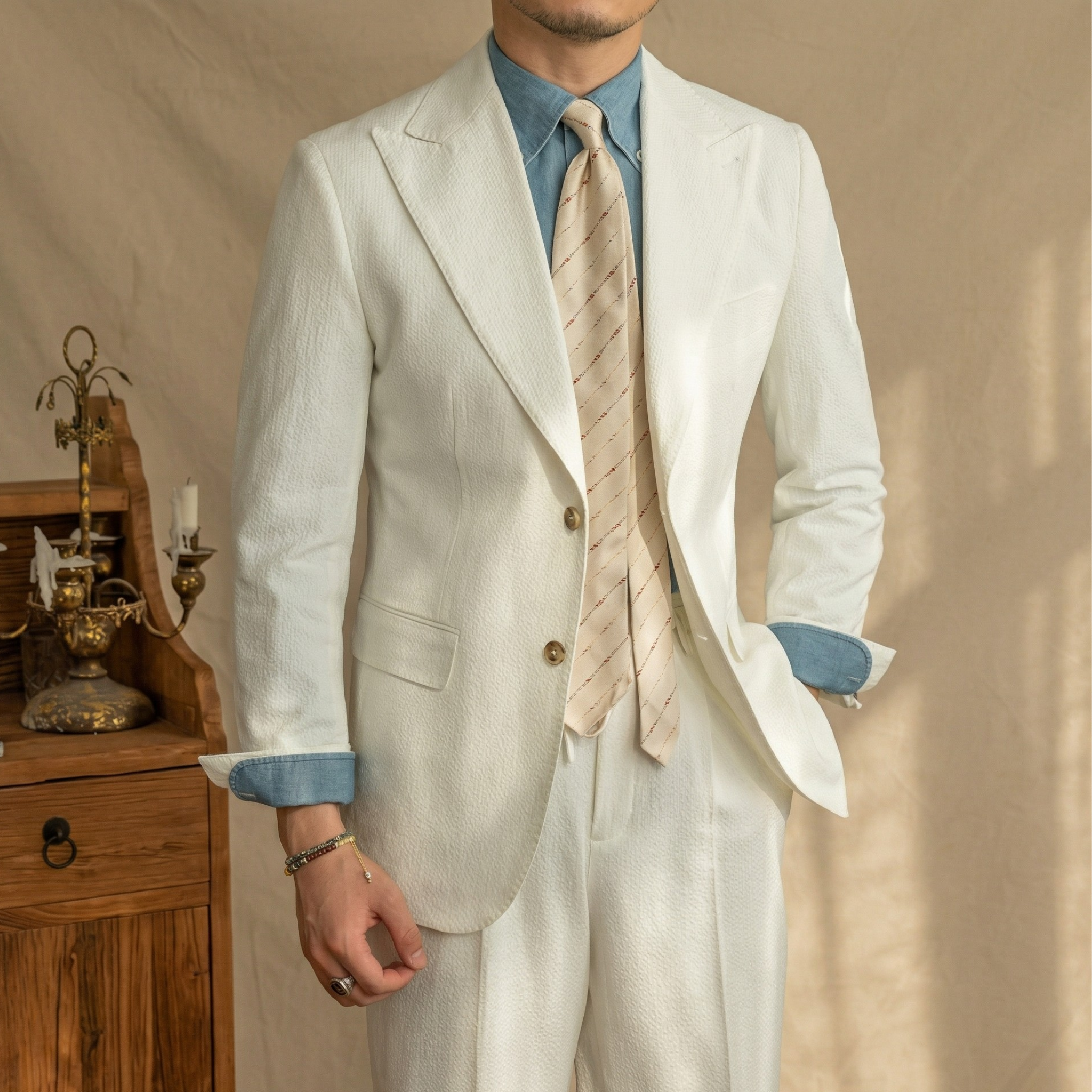 Blazer-Roma Seersucker Season 1 Khuy Thường_thumbnail_2