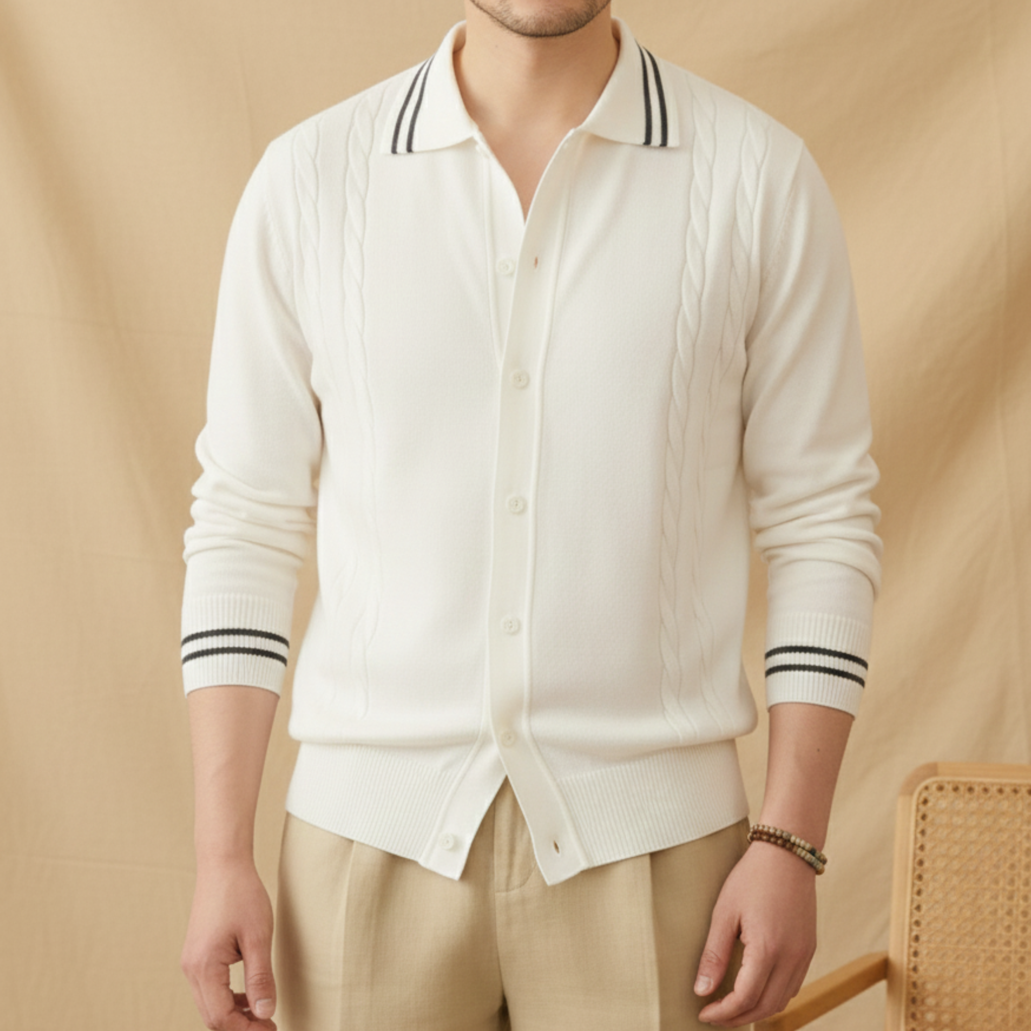 Áo Polo Dệt Thừng Tay Dài_thumbnail_7