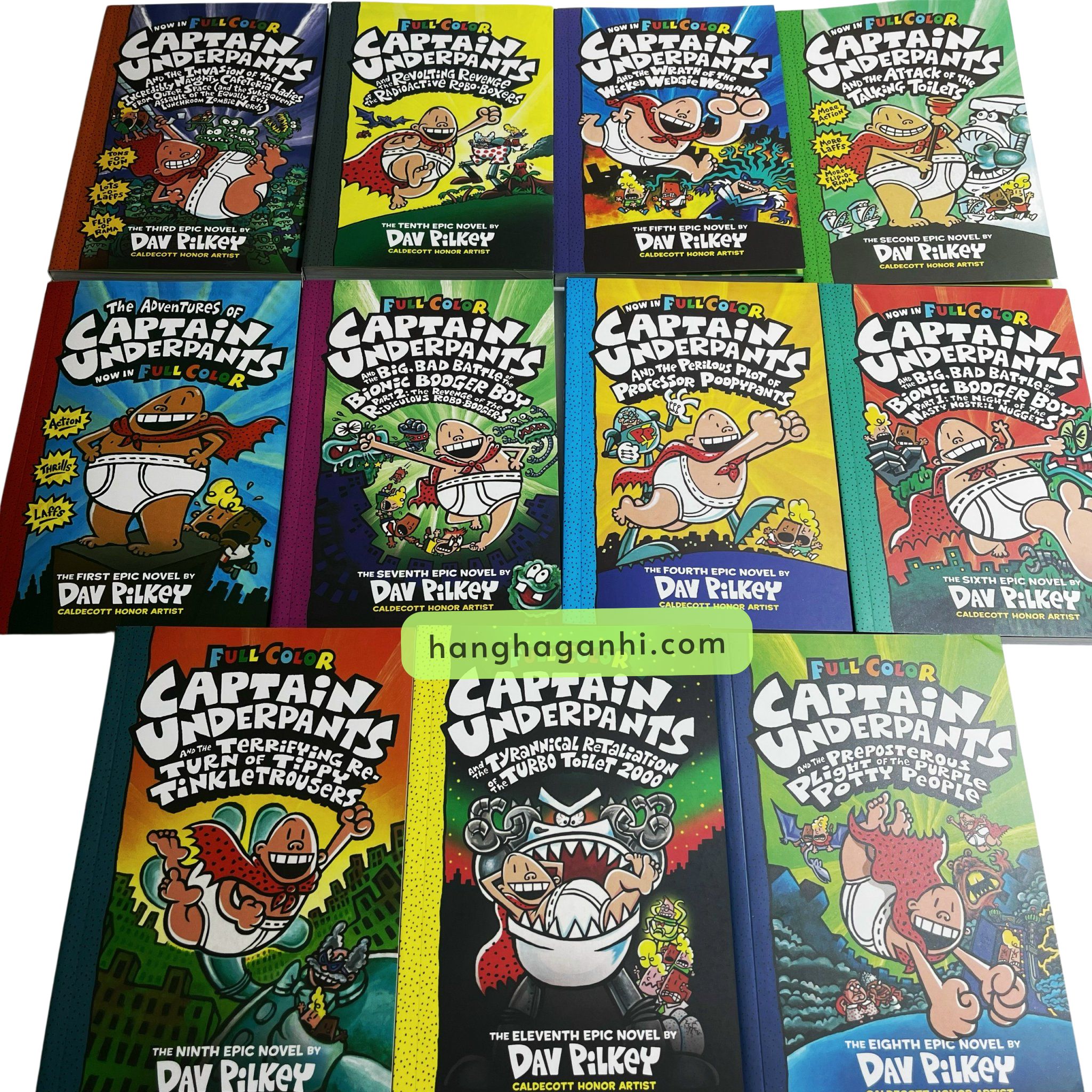 Captain Underpants Bản Màu-14 cuốn, Thuyền Trưởng Quần Chíp Bản tiếng Anh [Sách nhập khẩu]_thumbnail_0