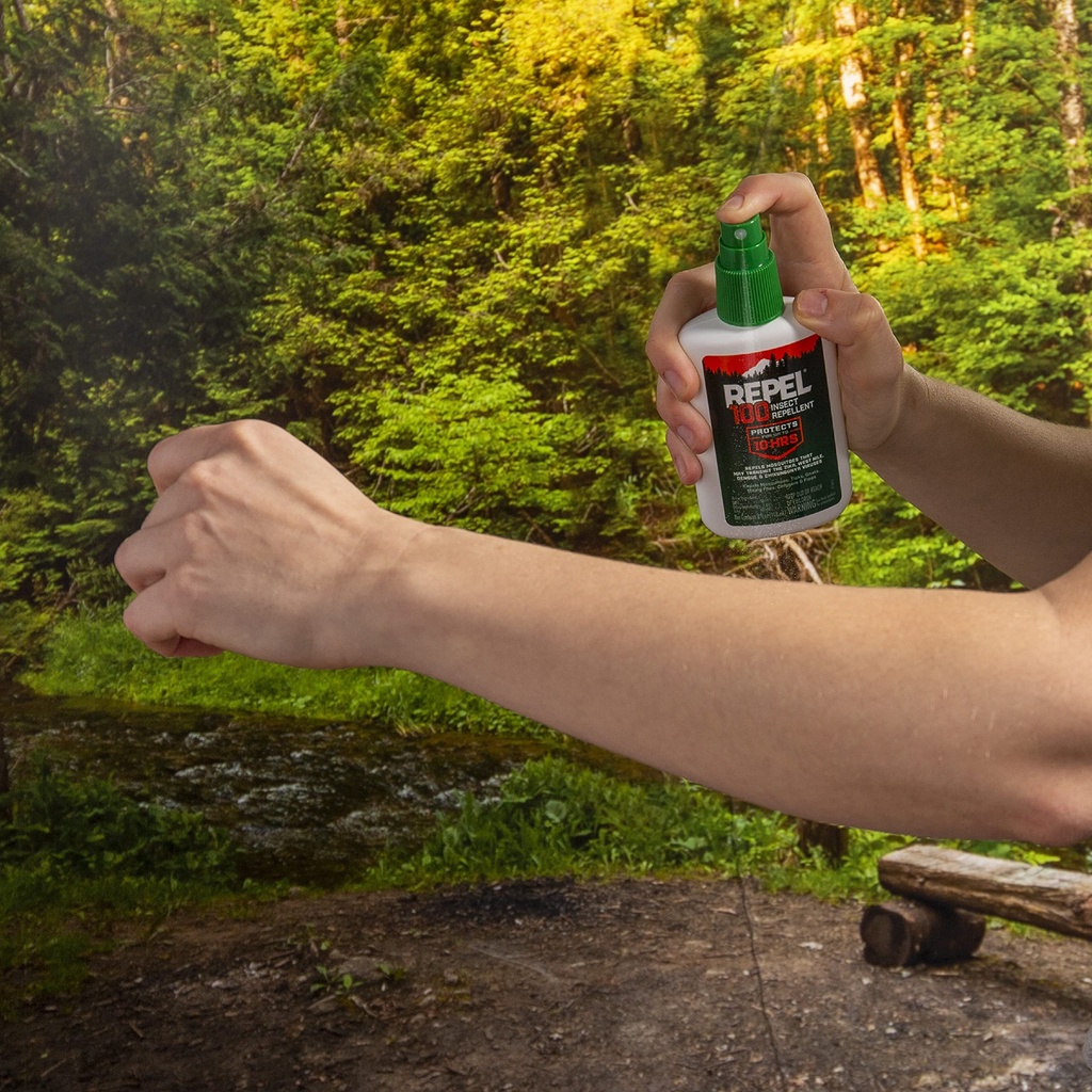 Xịt chống vắt, chống muỗi & côn trùng Repel 100 (118ml) - Mỹ