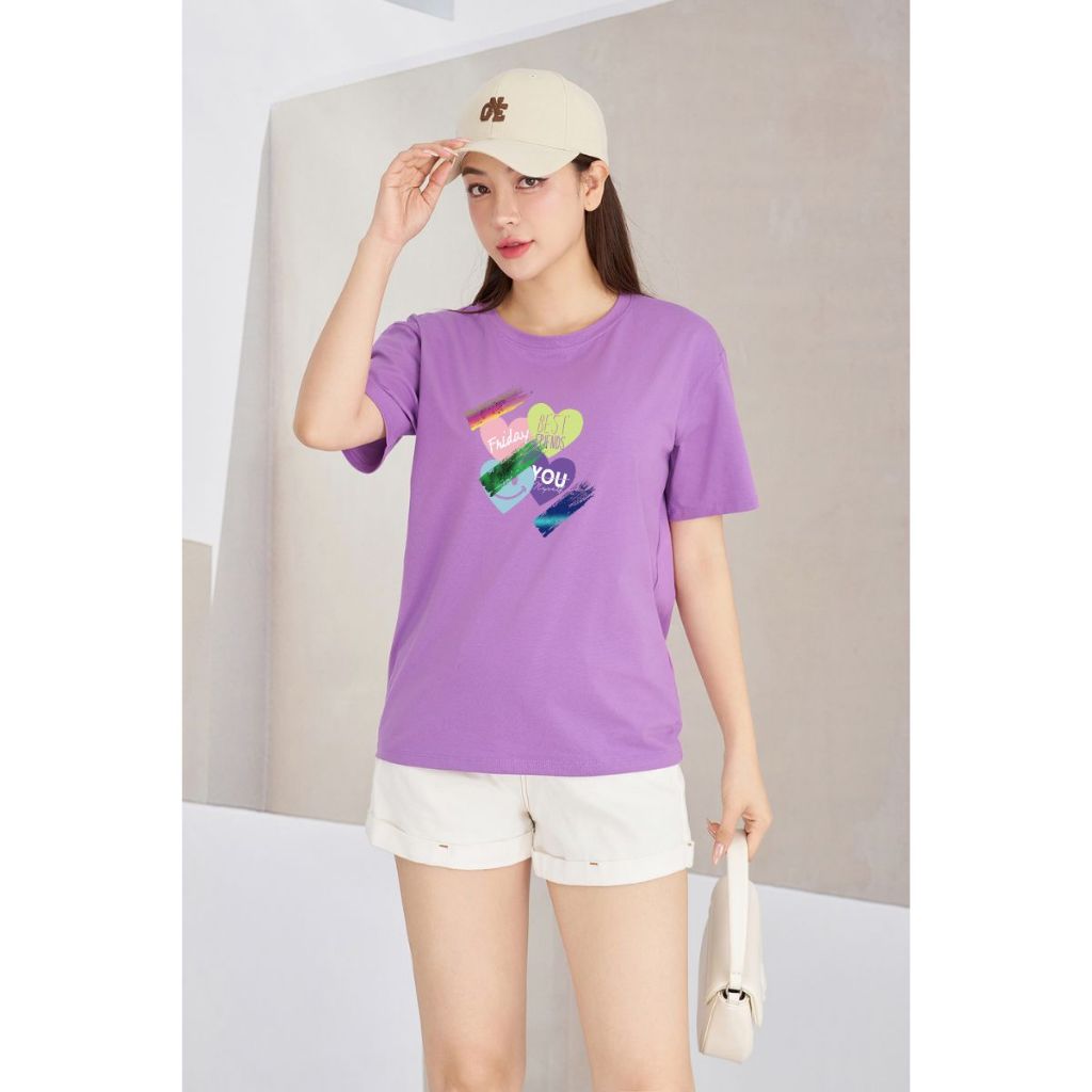 [Form Rộng] Áo thun nữ nhiều màu in hình trái tim -LOZA RT7855_thumbnail_8