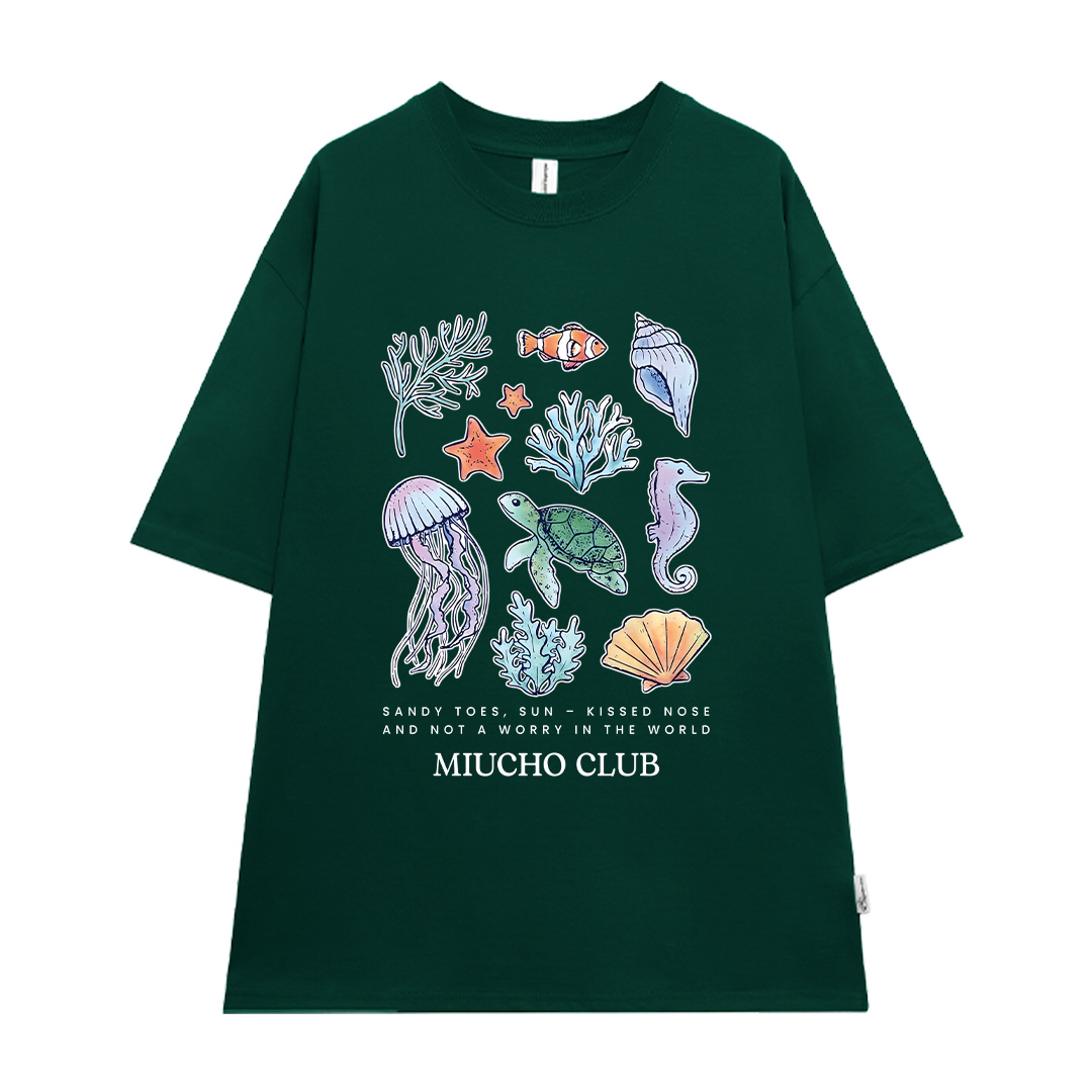 Áo thun form rộng unisex mùa hè ATD1025 Miucho tay lỡ cổ tròn in mix_thumbnail_18