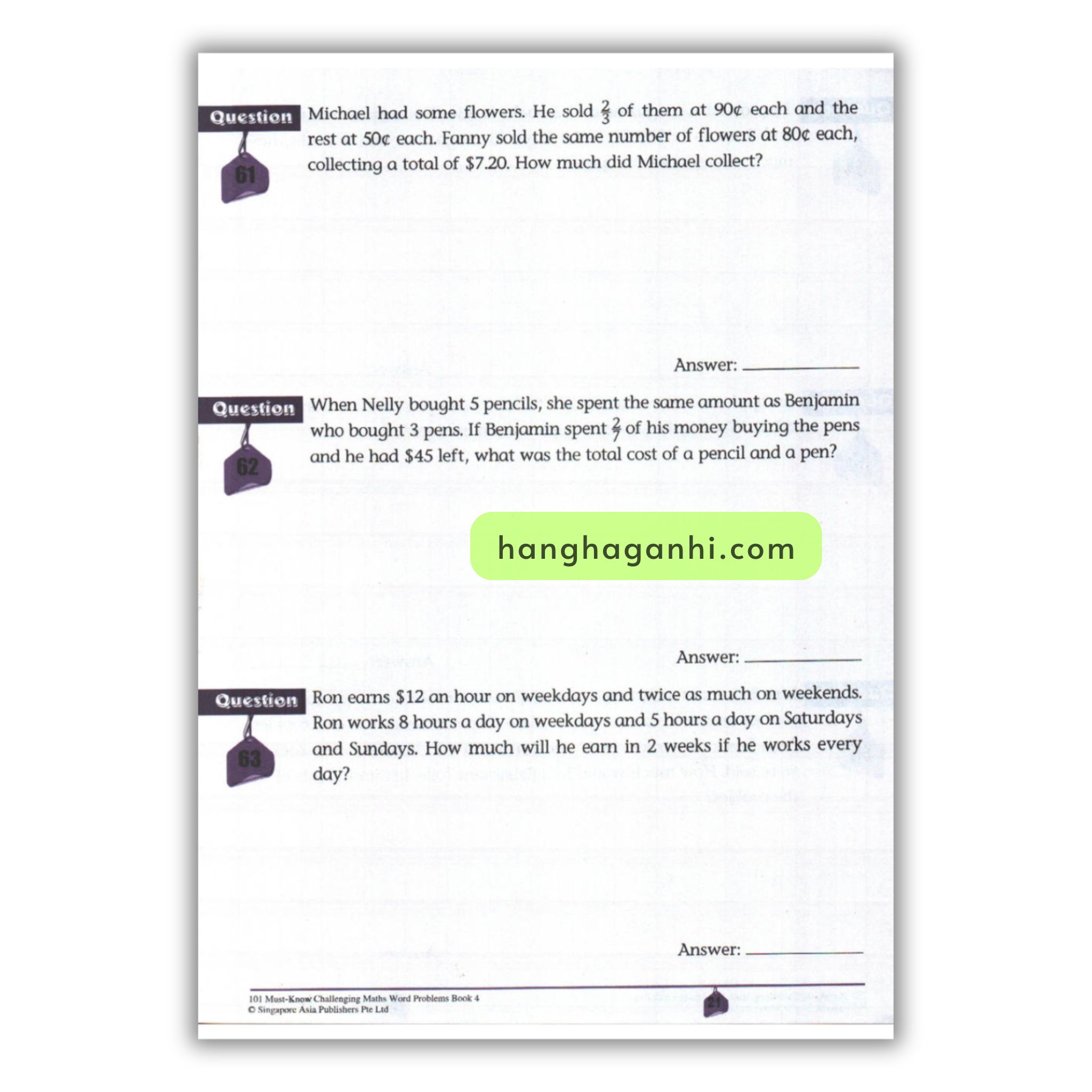 [Sách] 101 Must- Know Challenging Maths Word Problems Book 4_thumbnail_3