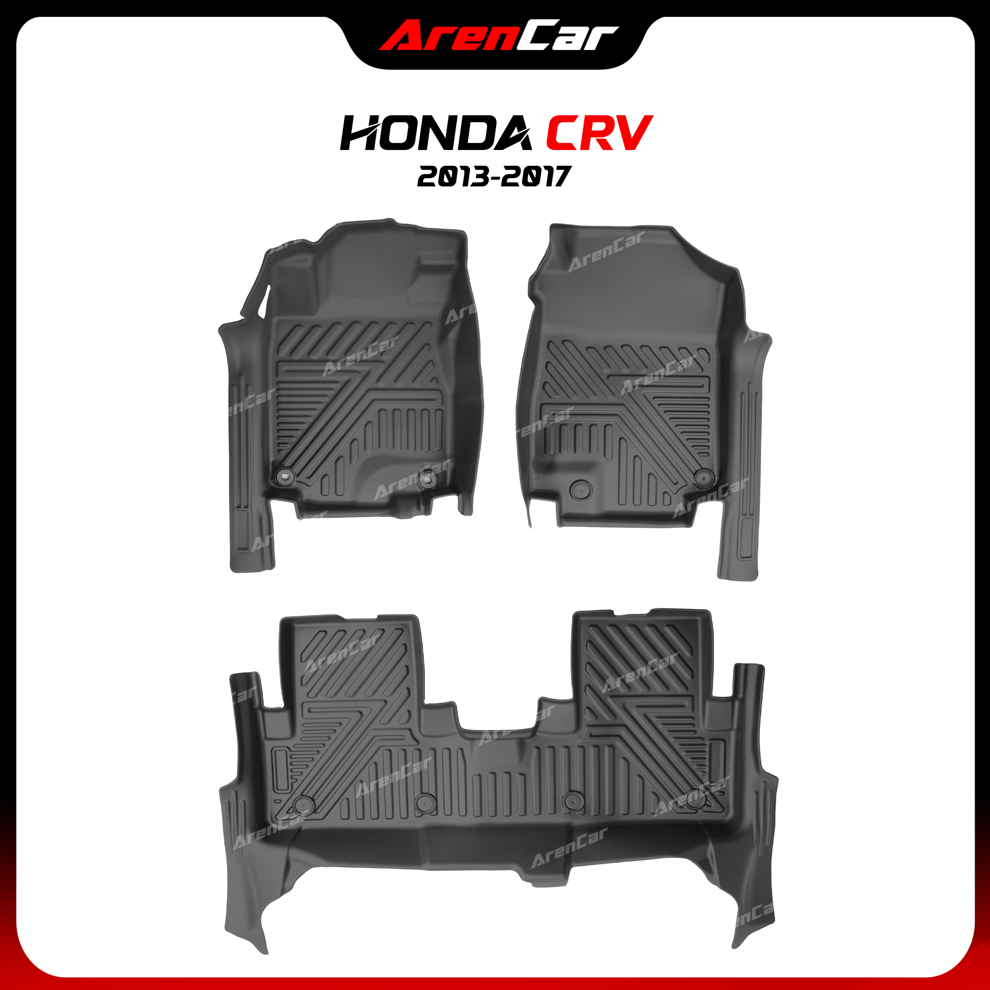 Thảm Lót Sàn Ô Tô TPE Nhựa Đúc Honda CRV
