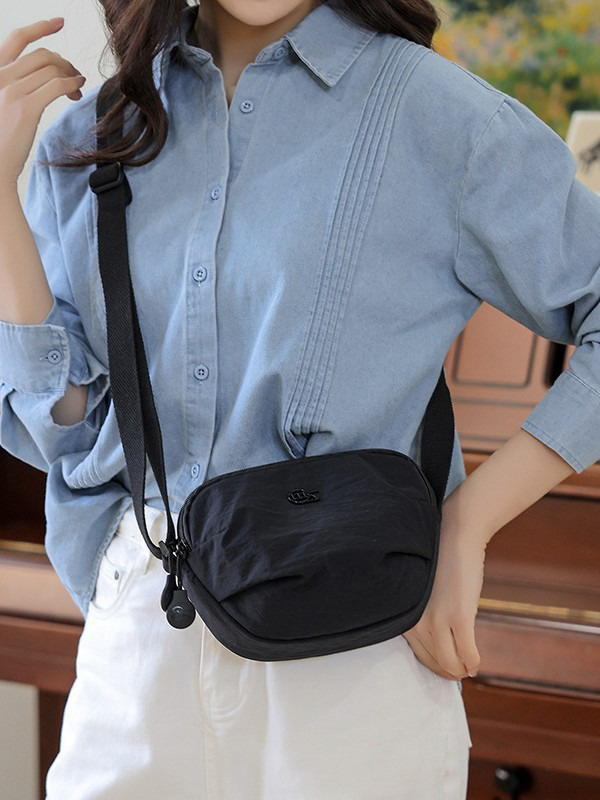 Túi đeo chéo nữ Nylon nhẹ Túi đeo vai nữ thời trang hình con sò thích hợp cho du lịch và sử dụng hàng ngày {TDC-NY-08}_thumbnail_6