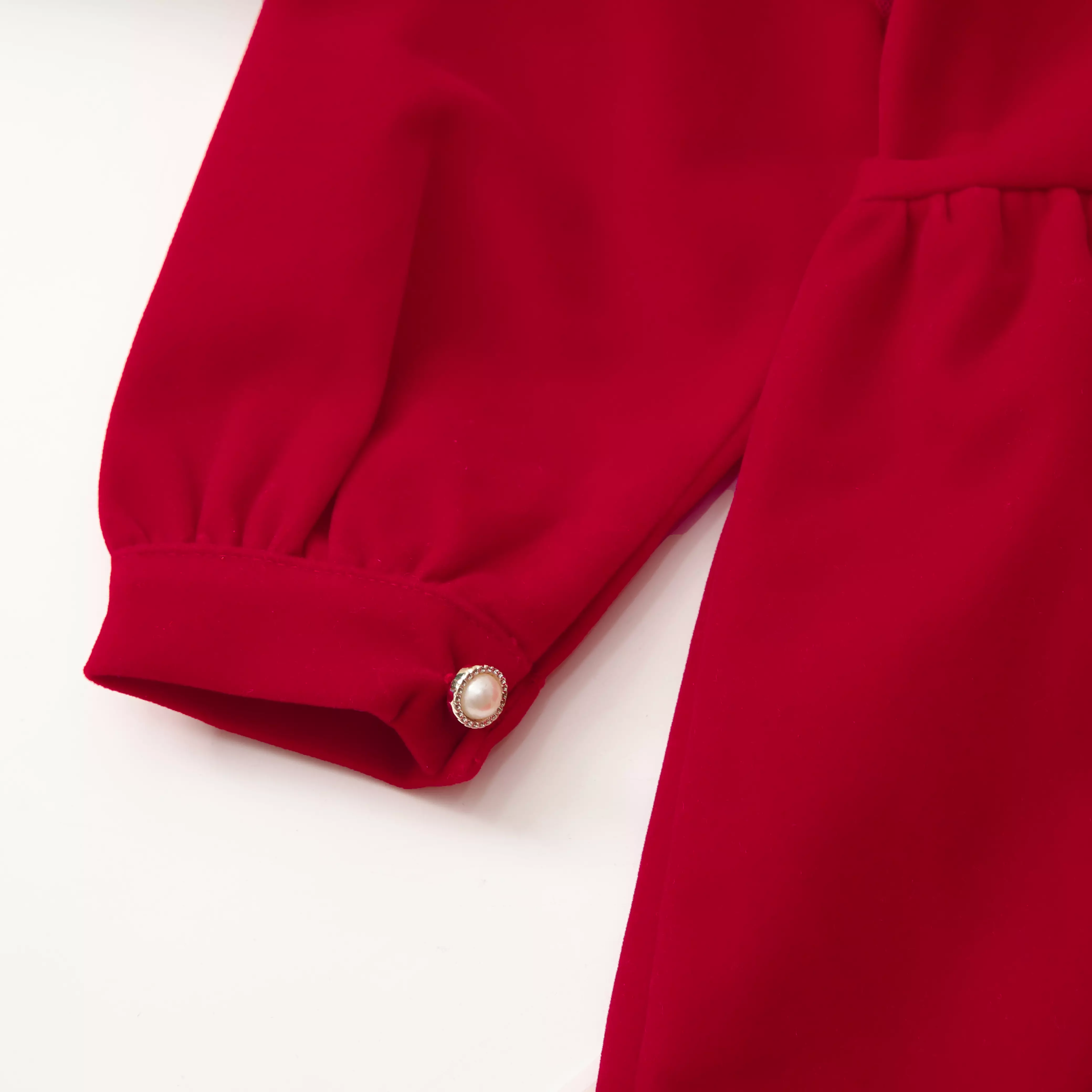 Váy nhung nẹp phối lưới_thumbnail_6