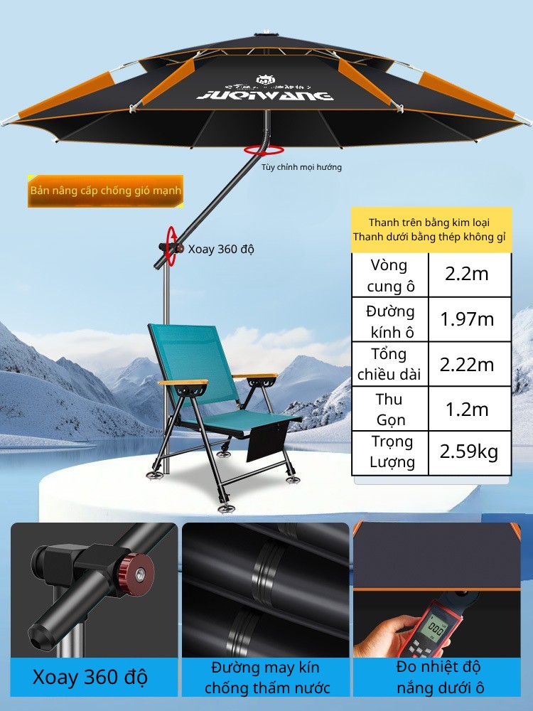Ô đa năng chính hãng 2 khớp xoay 360 độ