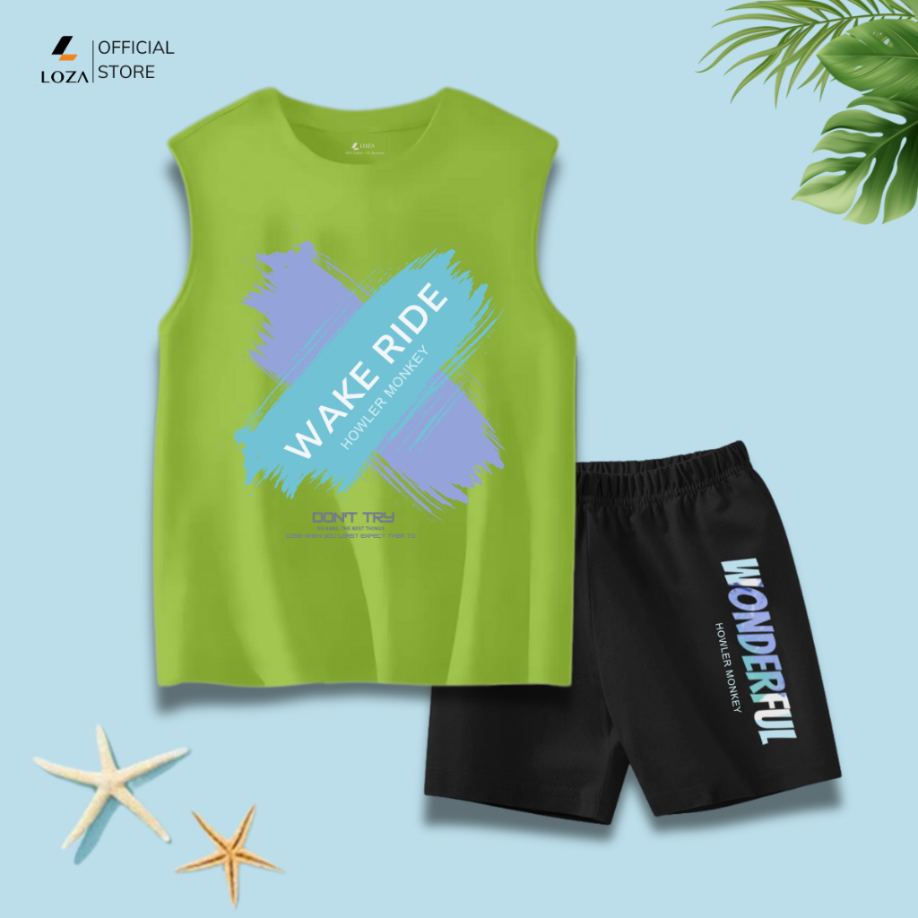 Bộ ba lỗ bé trai in hình nhiều mẫu - Loza Kids G0280_thumbnail_2