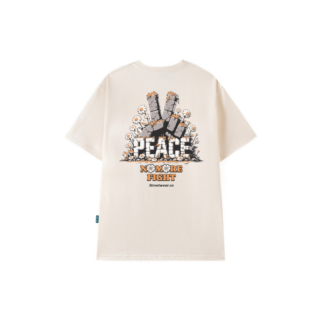 Áo thun unisex nam nữ Peace No More Fight local brand 𝐖𝐞 𝐓𝐞𝐞 - WU0891_thumbnail_2