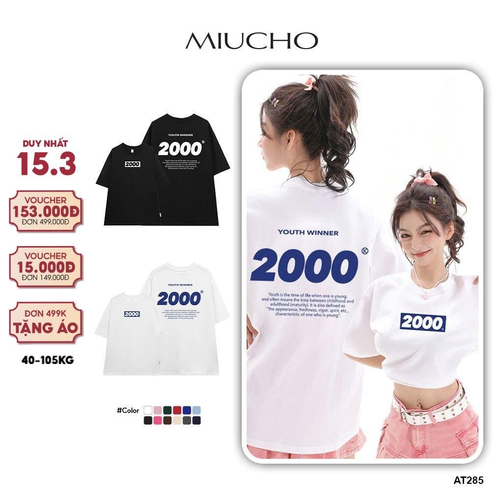 Áo thun unisex form rộng in năm sinh 200x AT285 chất vải cotton dành cho nam nữ Miucho AT285_thumbnail_8