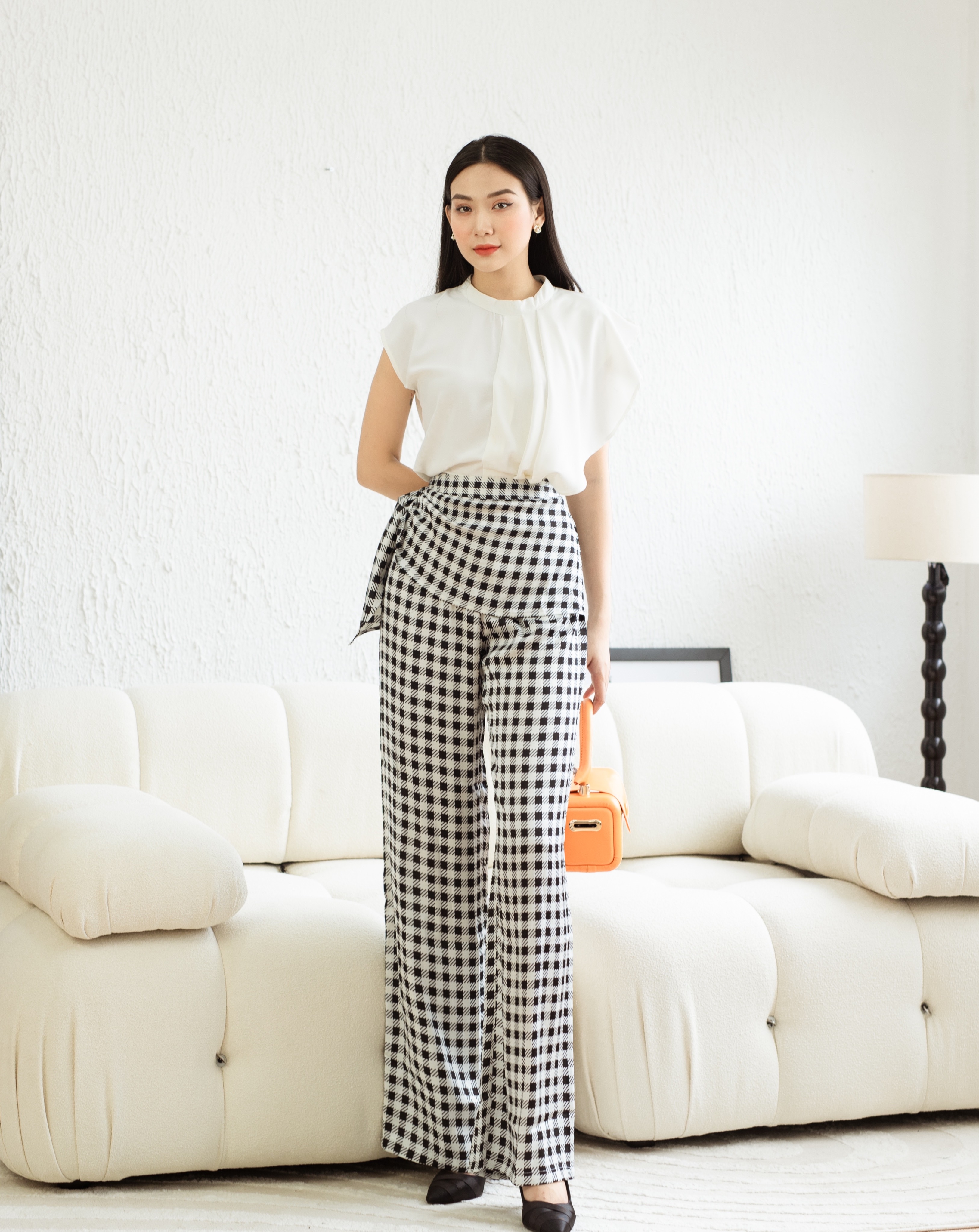 Quần suông kiểu Hàn quốc