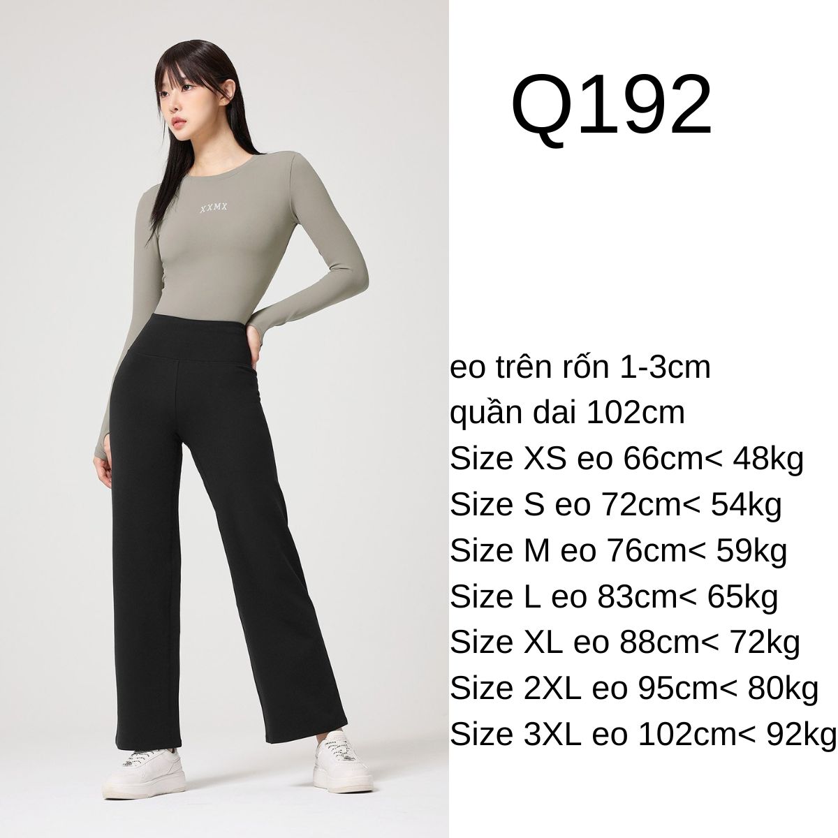 Q192-Quần Tập Ống Đứng
