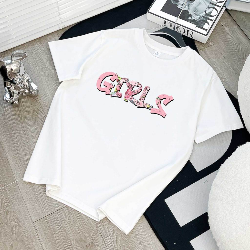 Áo thun nữ form vừa regular ARD555 Miucho Chic cotton cổ tròn in typography_thumbnail_6