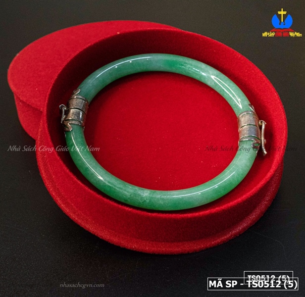 Vòng tay Ngọc Bích bọc bạc_thumbnail_2