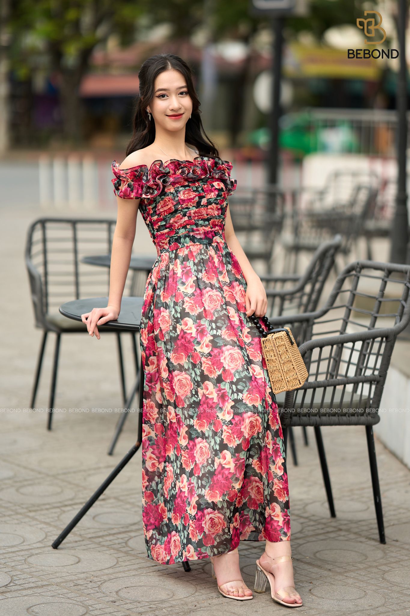 Đầm maxim hoa hồng- Balina Dress_thumbnail_2