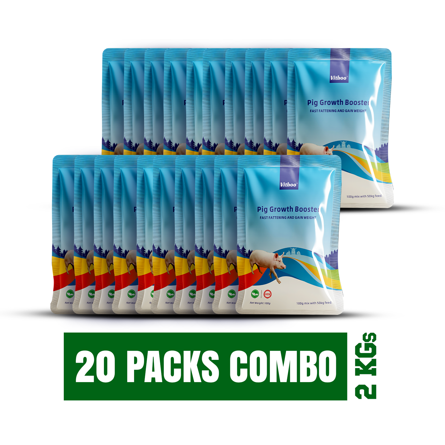 Pig Growth Booster - 20 Packs