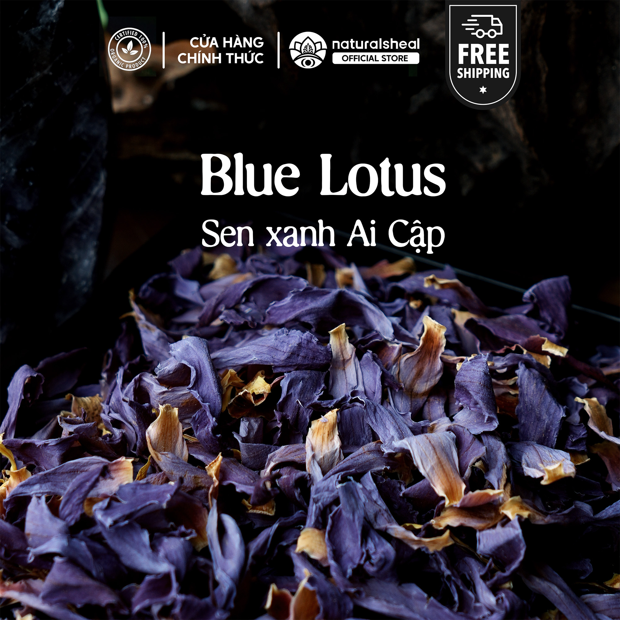 Blue Lotus - Sen Xanh Ai Cập - Nguyên Bản - Nguyên Liệu Thô | Hoa Khô_thumbnail_8