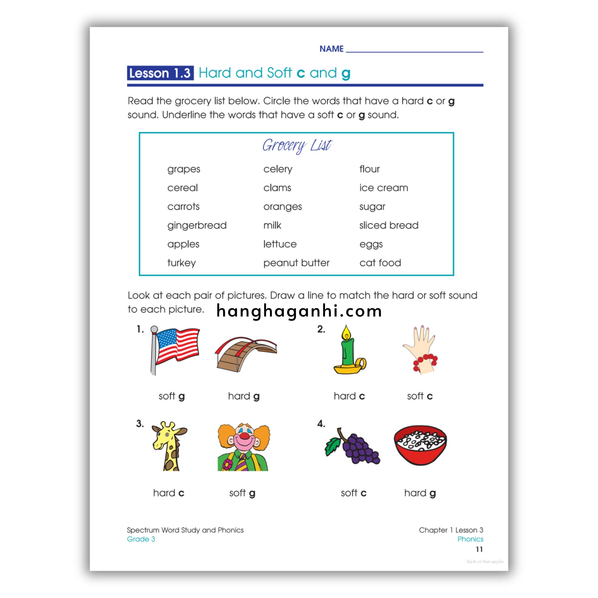 Sách Spectrum Word Study and Phonics Workbook Grade 3_thumbnail_11
