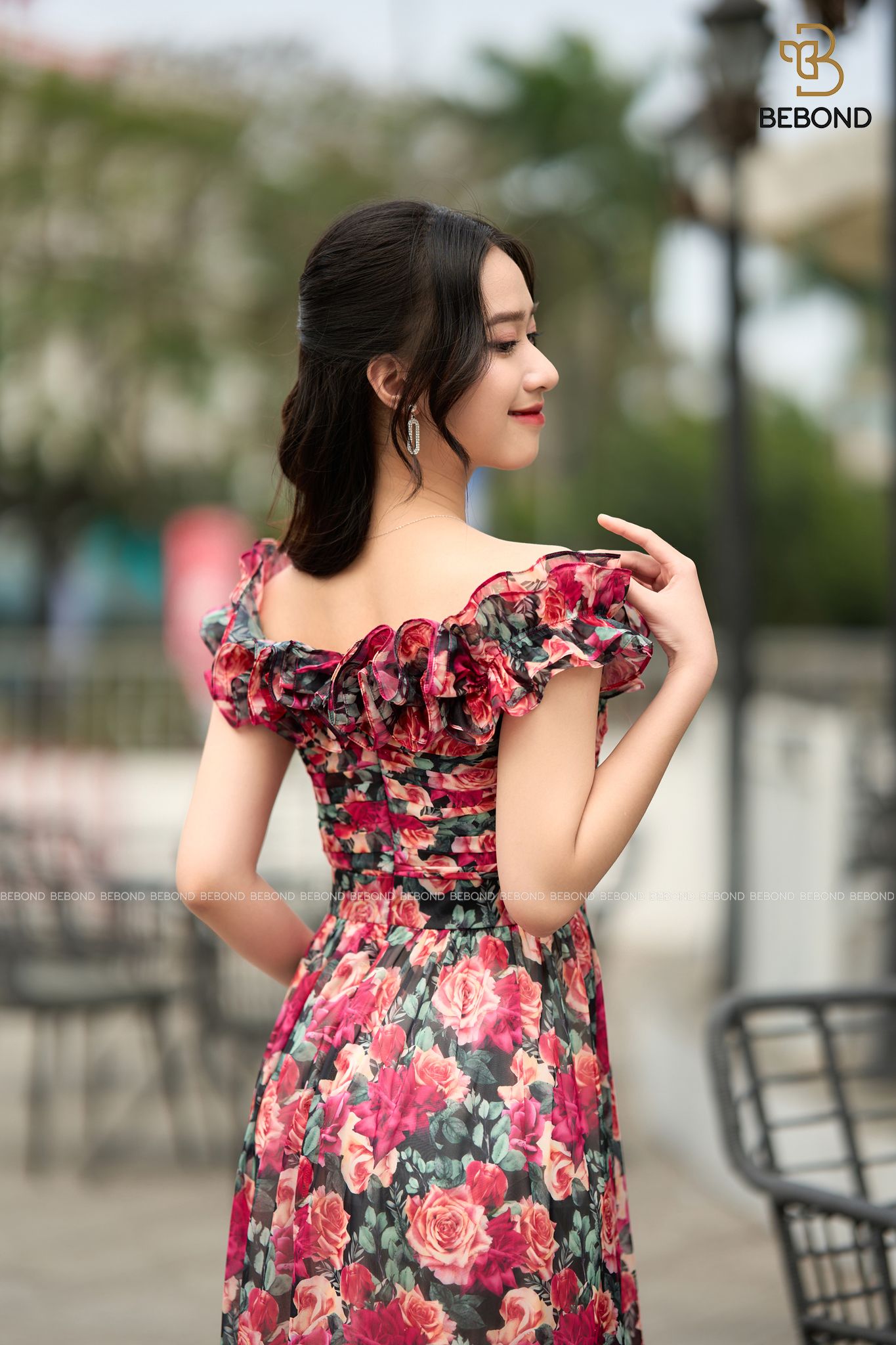 Đầm maxim hoa hồng- Balina Dress_thumbnail_3