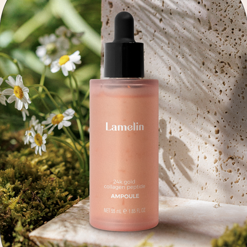 Lamelin 24k Gold Collagen Paptide AMPOULE 55ml
