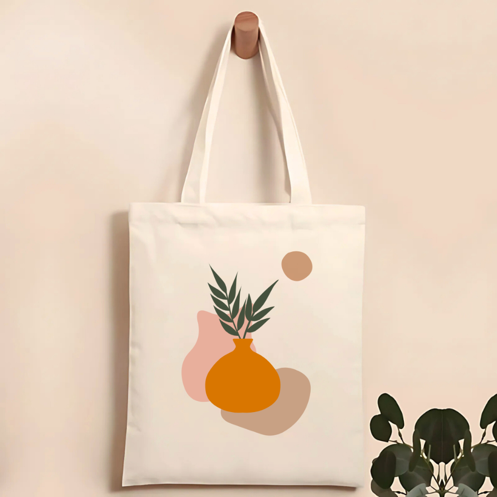 Túi tote vải canvas We Tee phong cách Hàn Quốc có khoá kéo và ngăn phụ - TOTE03_thumbnail_11