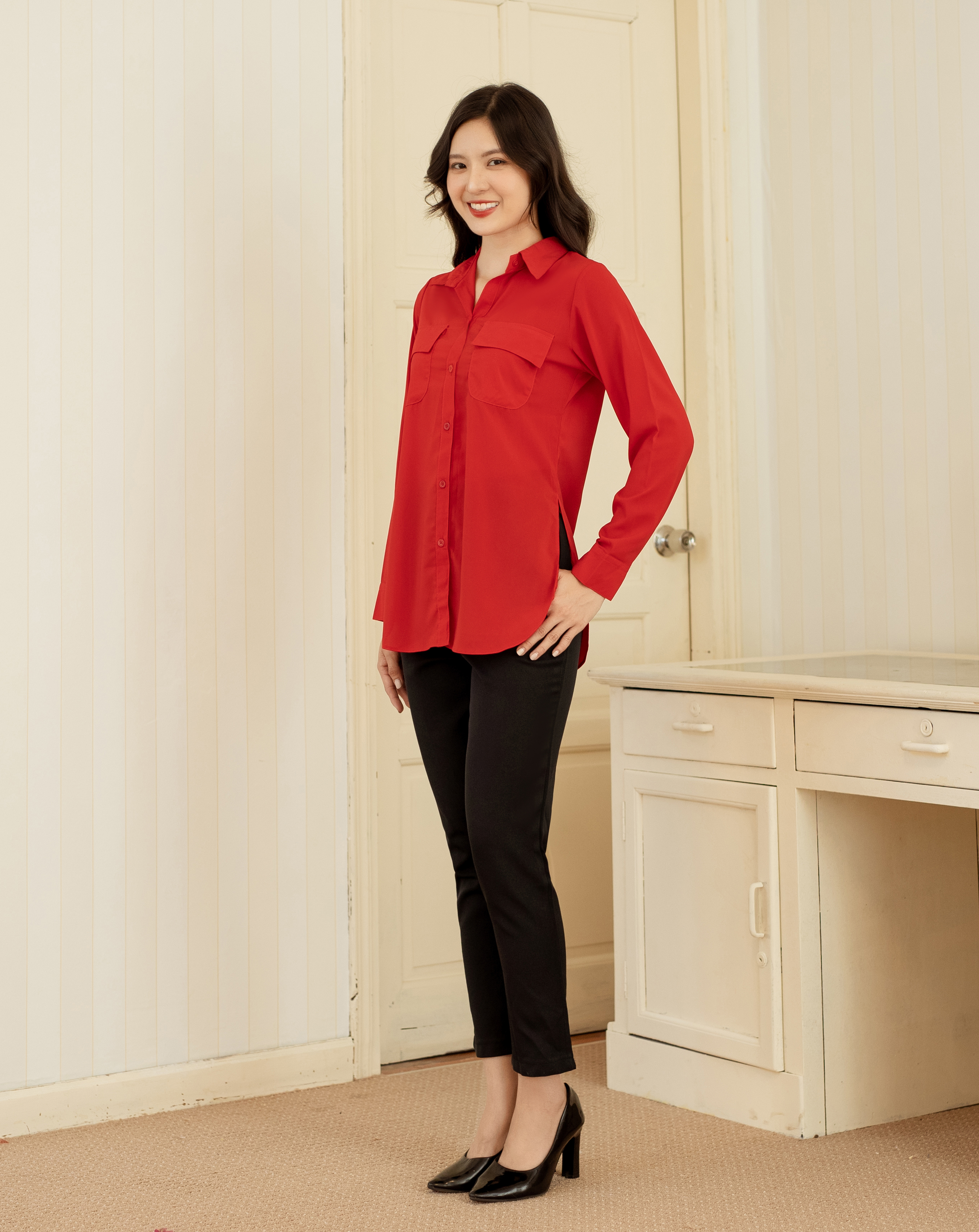 Sơ mi form dài xẻ eo cao xinh xắn_thumbnail_27