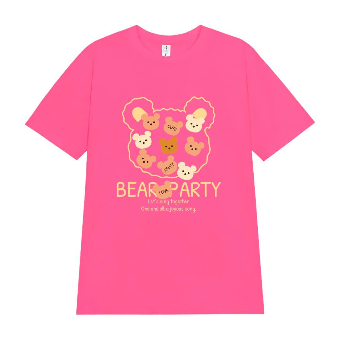 Áo thun nữ form vừa regular ARD2286 Miucho vải cotton co giãn thoáng mát cổ tròn in mix_thumbnail_9