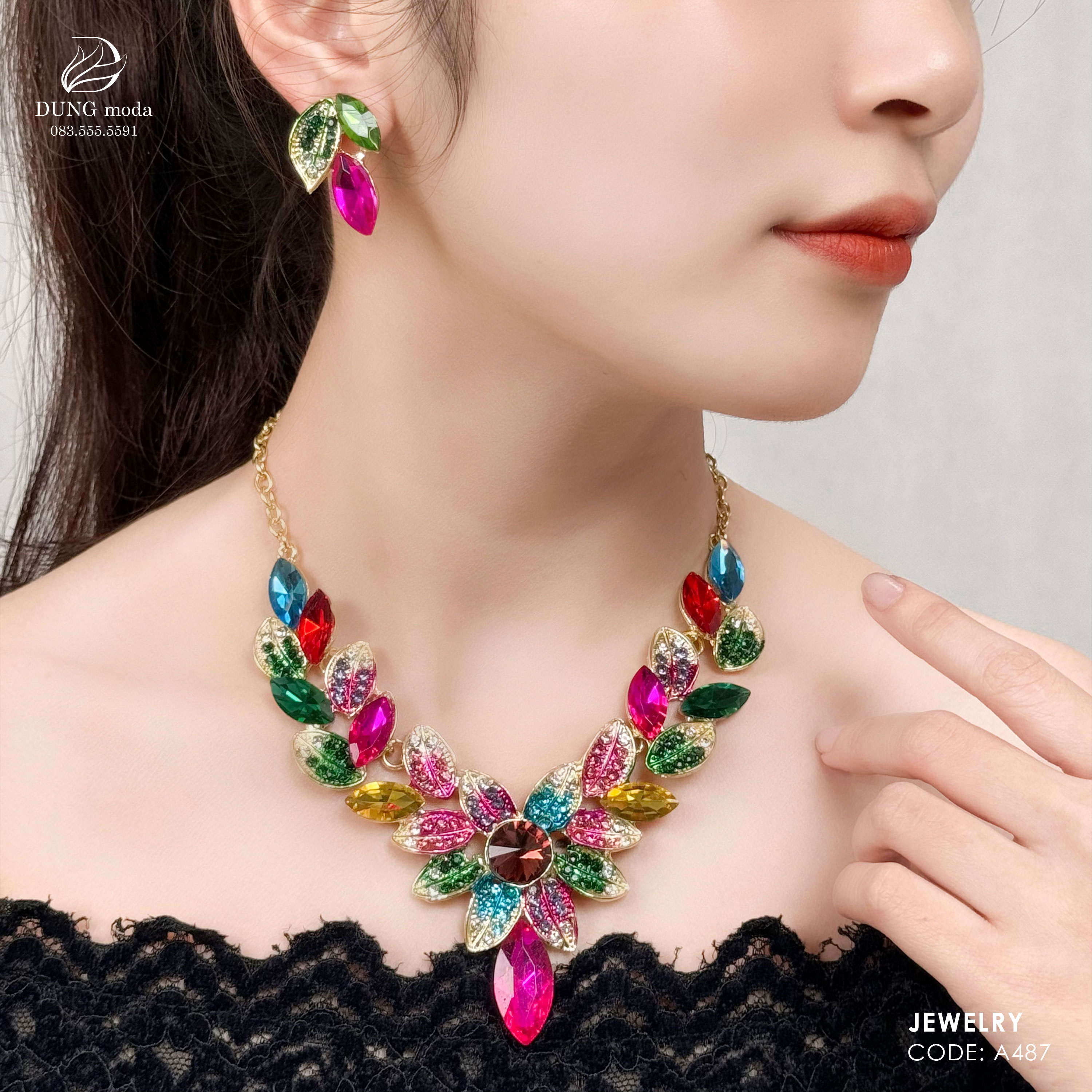 Bộ Trang Sức Pha Lê A487_thumbnail_1