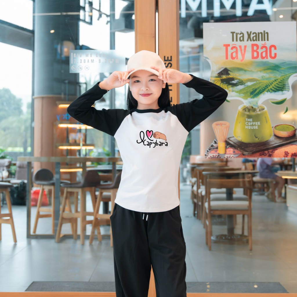 Áo thu đông bé gái tay dài chất liệu thun borip 4 chiều giữ nhiệt trung bình - Loza Kids AD2816_thumbnail_3