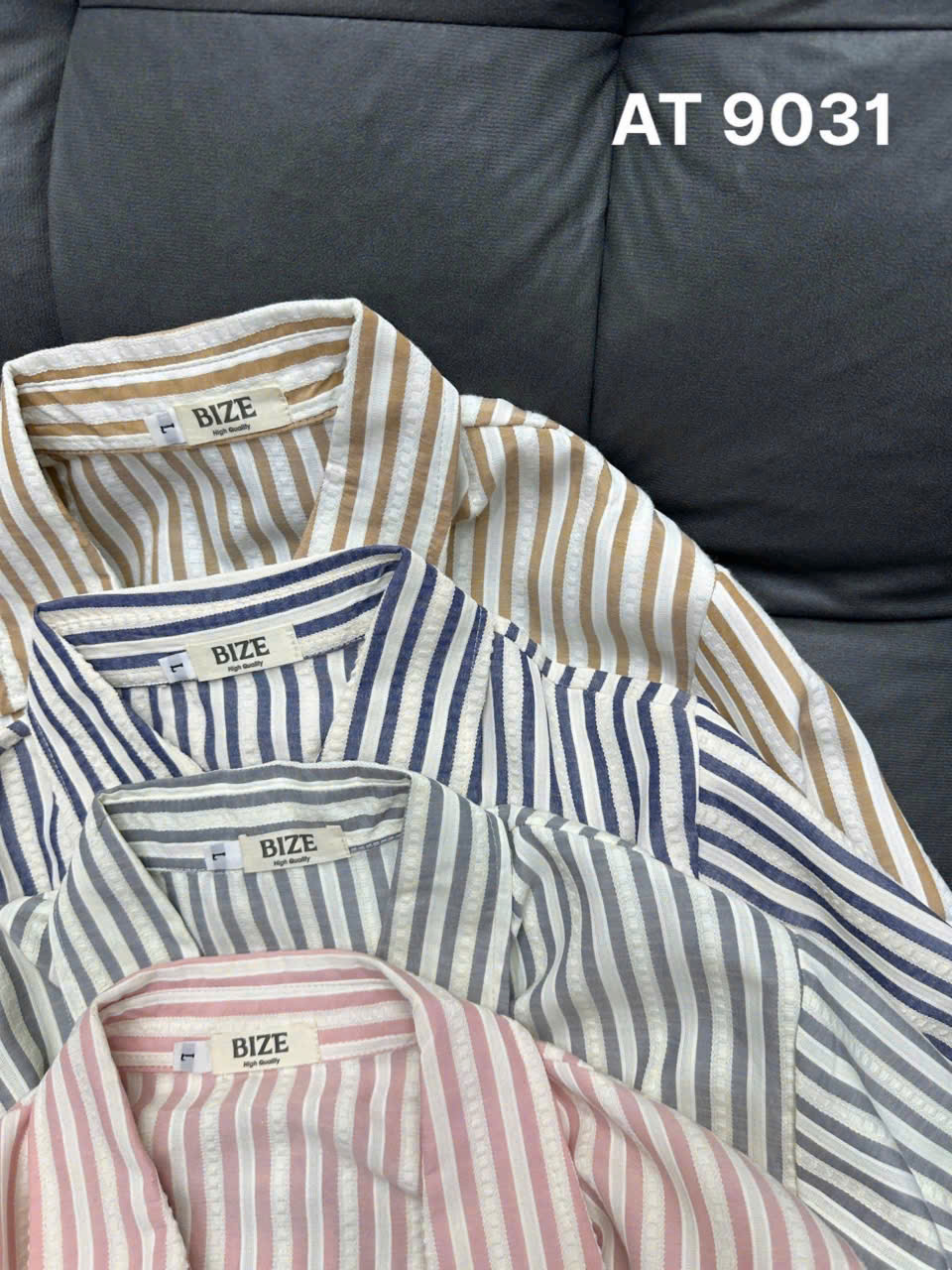 Áo sơ mi sọc có túi kiểu bigsize AT9031 dành cho nàng béo mập từ 55-90kg_thumbnail_6