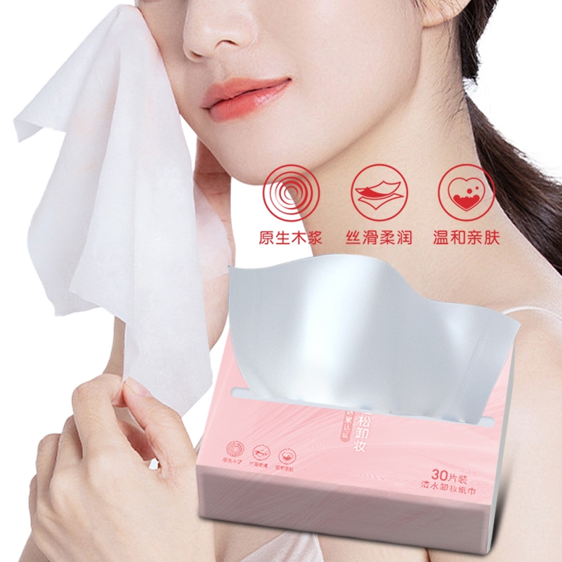 Khăn Giấy Tẩy Trang Home Heart L101 (30 tờ) – Lau Nhẹ Sạch Sâu, Dịu Nhẹ Cho Da