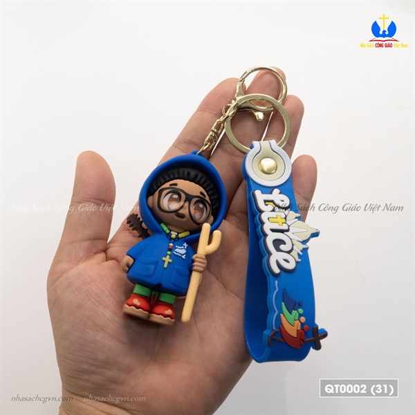 Móc khóa Luce 3D màu xanh dương_thumbnail_2