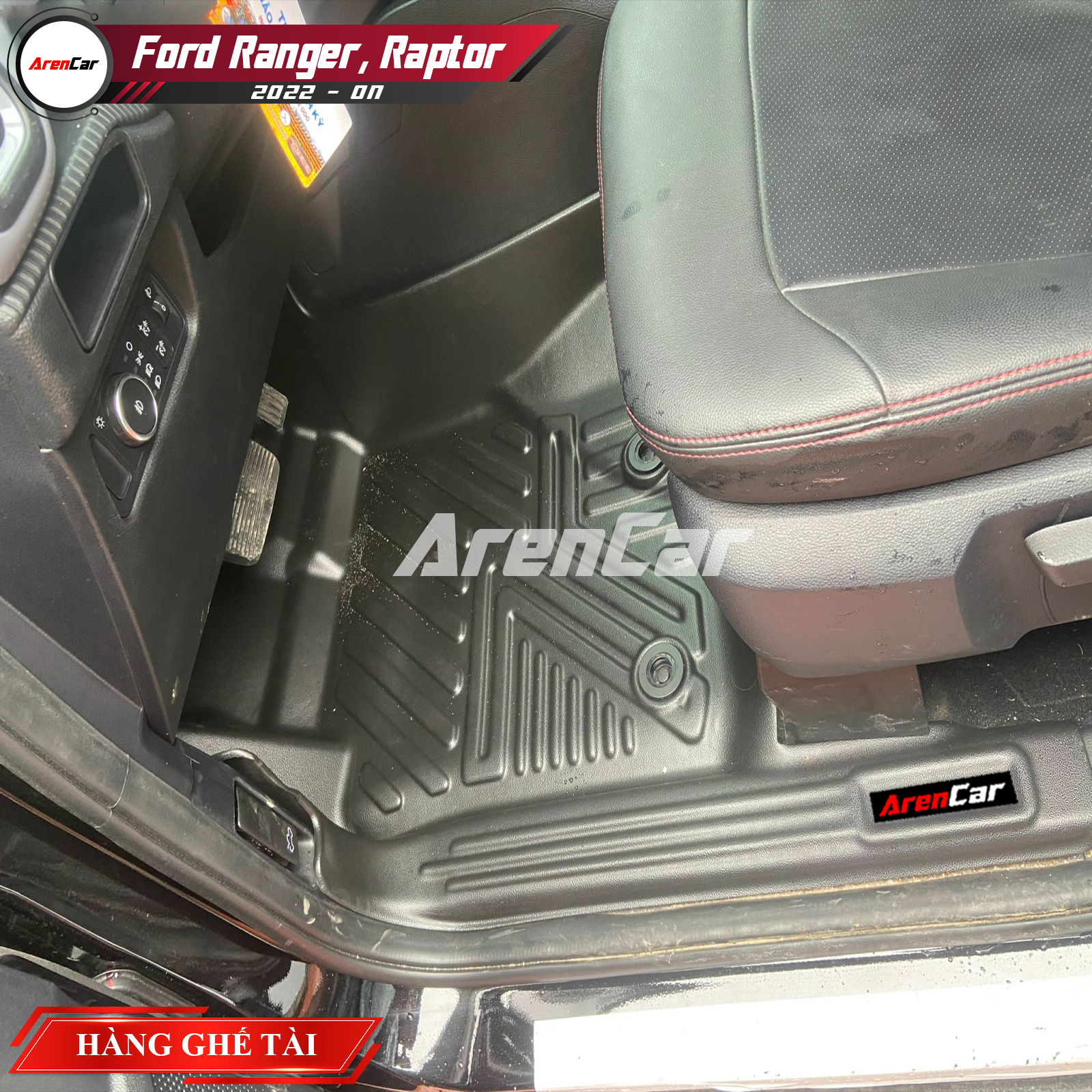 [Aren Car] Thảm Lót Sàn Ô Tô TPE Nhựa Đúc Ford Ranger_thumbnail_2