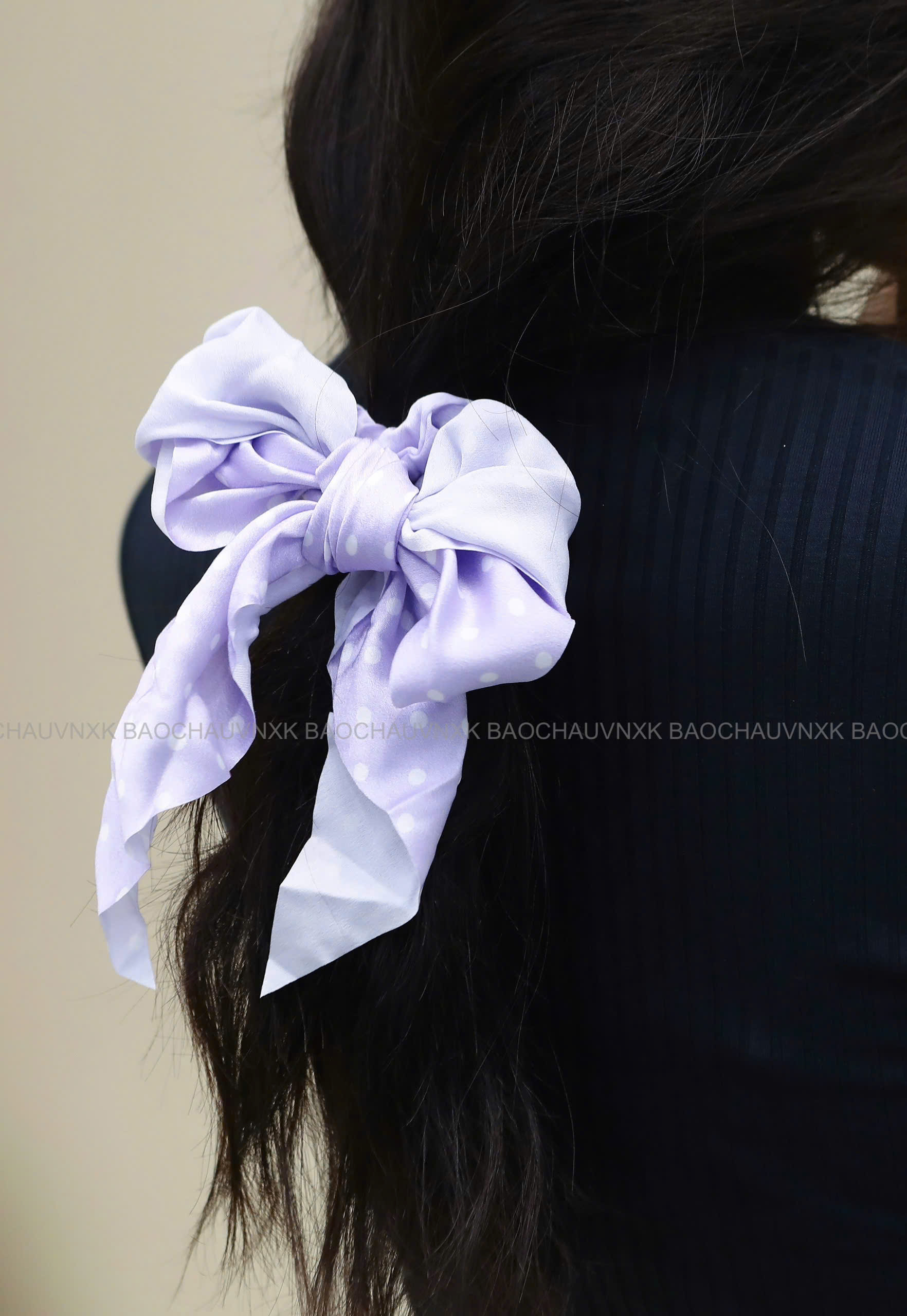 SALE D548  DÂY BUỘC TÓC TÍM