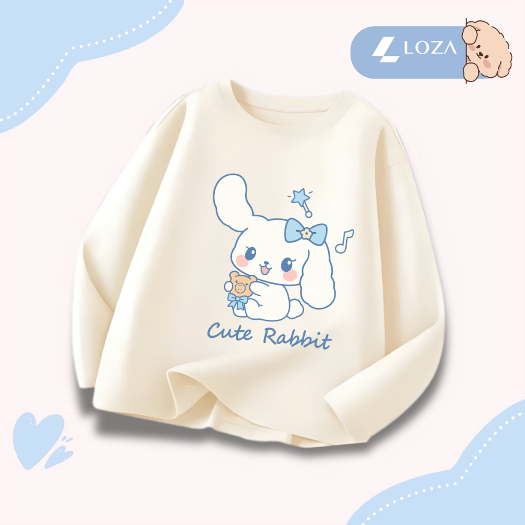 Áo thun dài tay bé gái in hình Melody dễ thương - Loza Kids  KT009_thumbnail_6