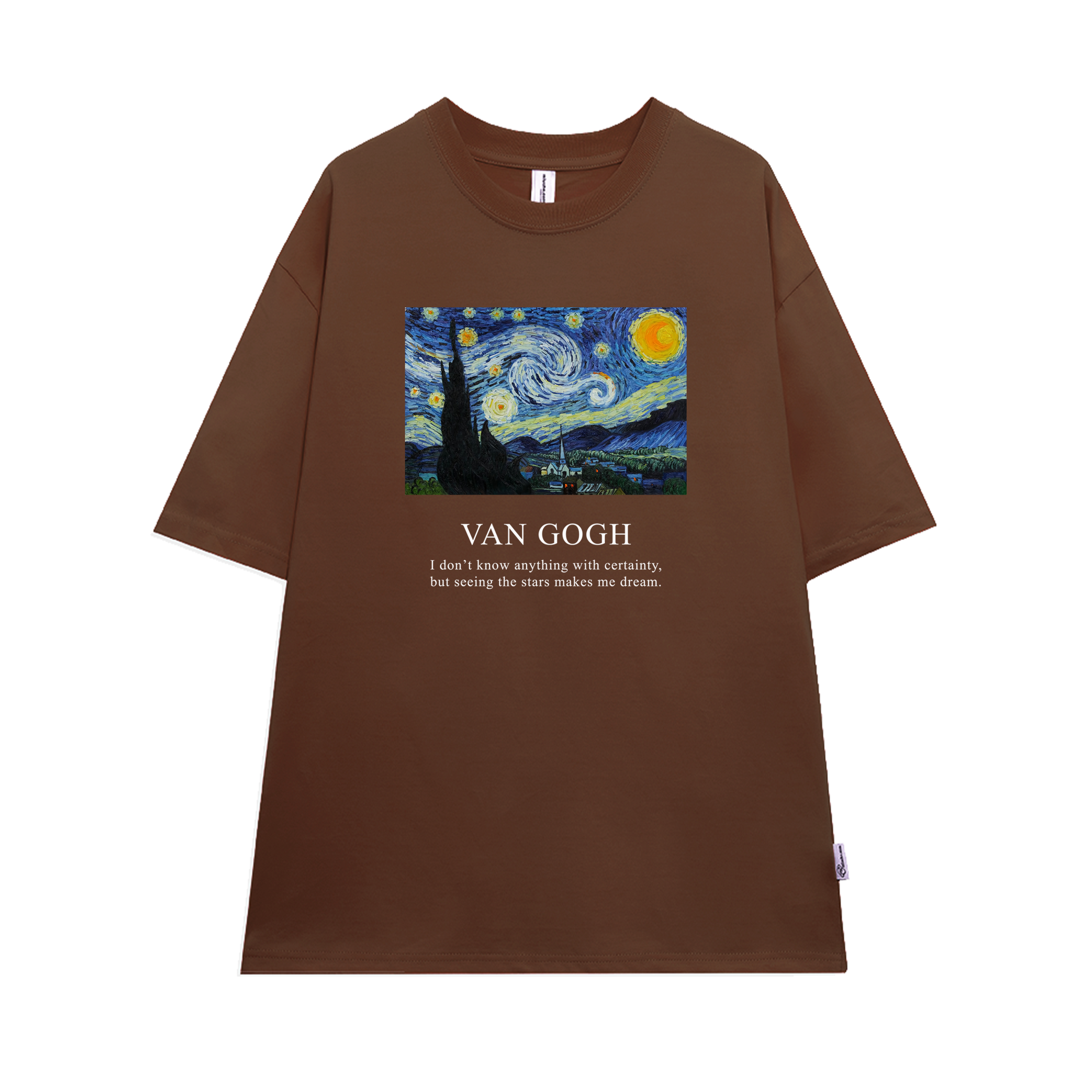 Áo thun unisex tay lỡ form rộng chất vải cotton mềm mại Miucho AT292 in graphic_thumbnail_13