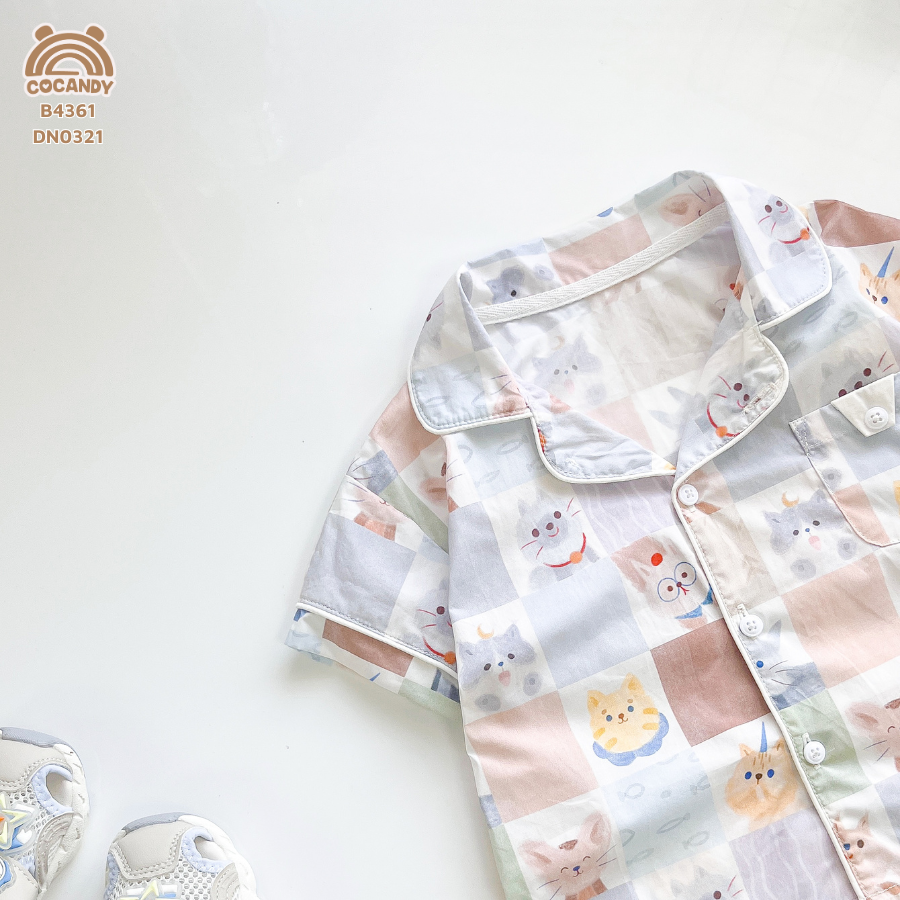 Bộ cộc pijama mèo XÁM_thumbnail_4