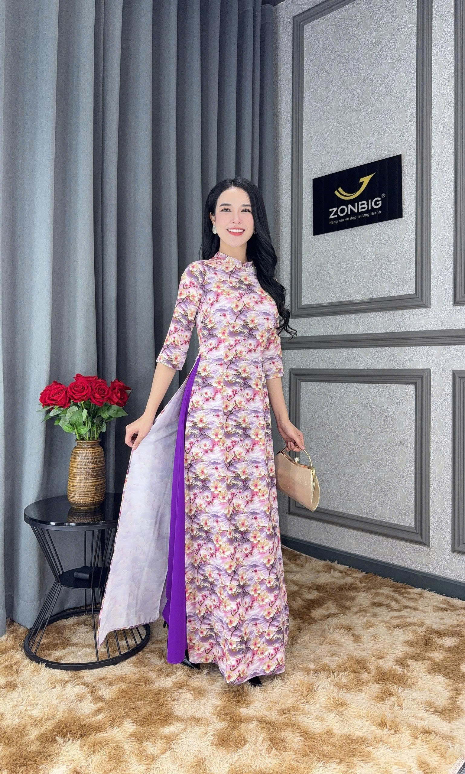 Đầm giả áo dài - Y2078 - Thương hiệu Zonbig_thumbnail_6