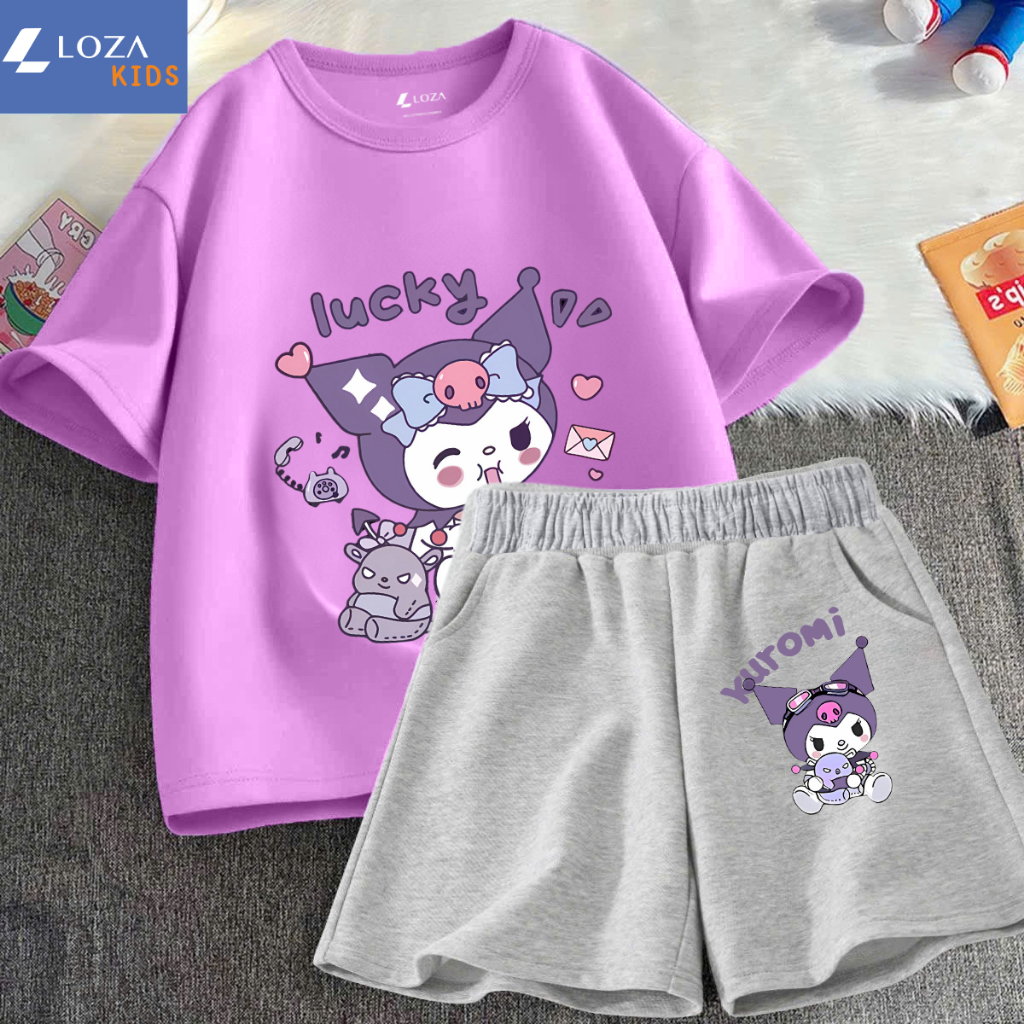 Đồ bộ bé gái in hình 'Lucky Kuromi' - Loza SB231_thumbnail_2