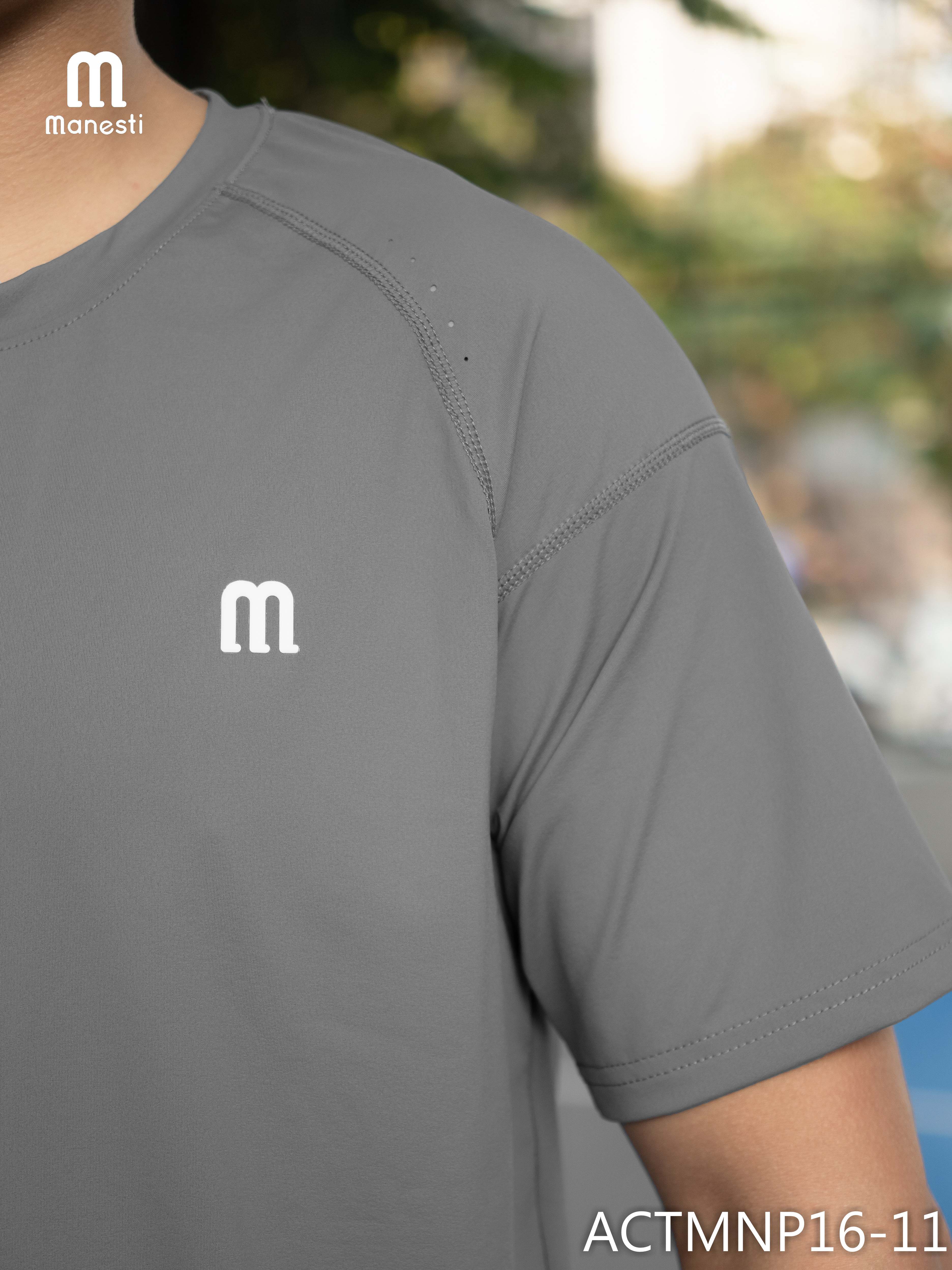 Áo thun thể thao nam chơi Pickleball/Tennis CoolVent Manesti_thumbnail_57