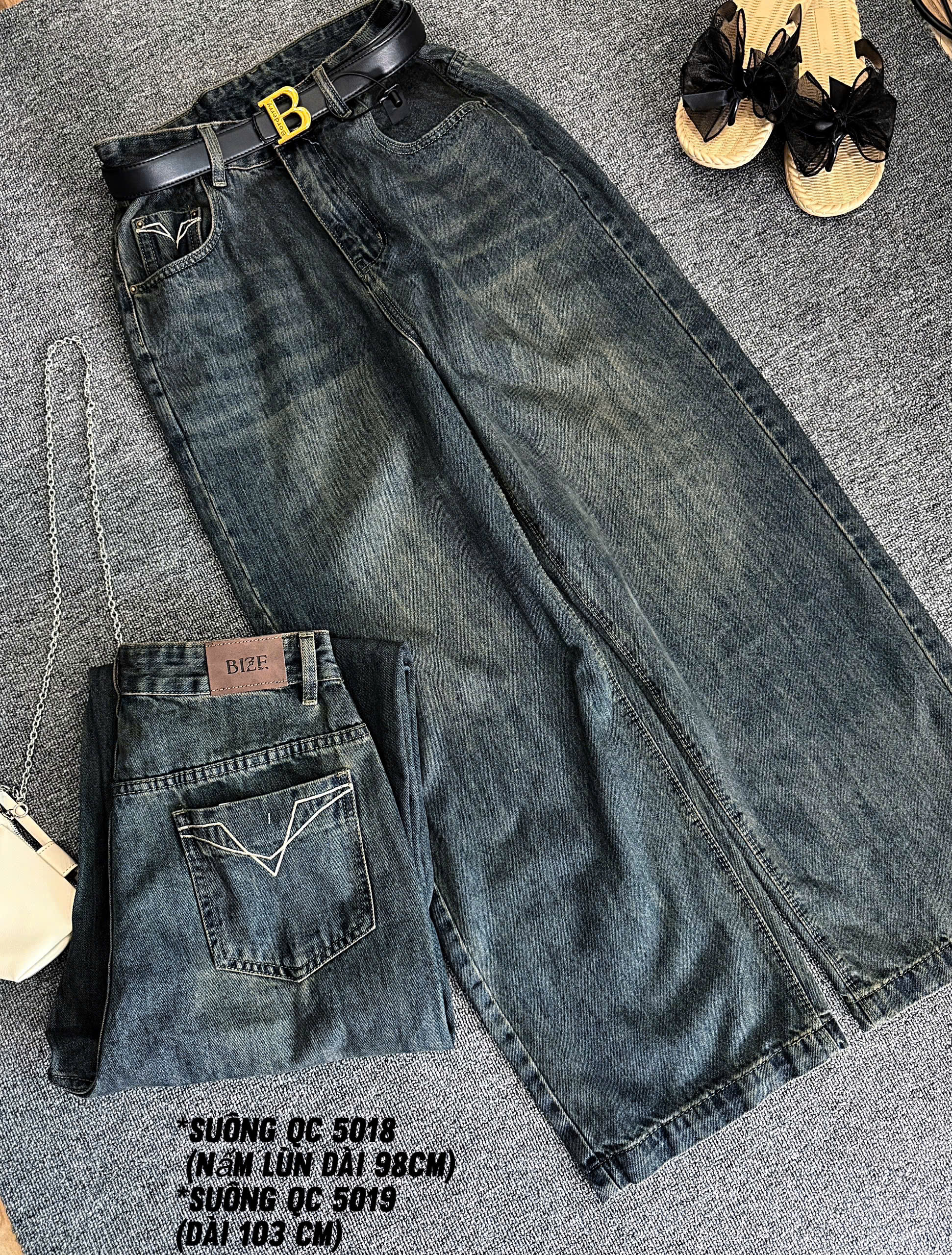 BIGSIZE NỮ - Quần jean ống suông thêu T-QJ5019_thumbnail_1