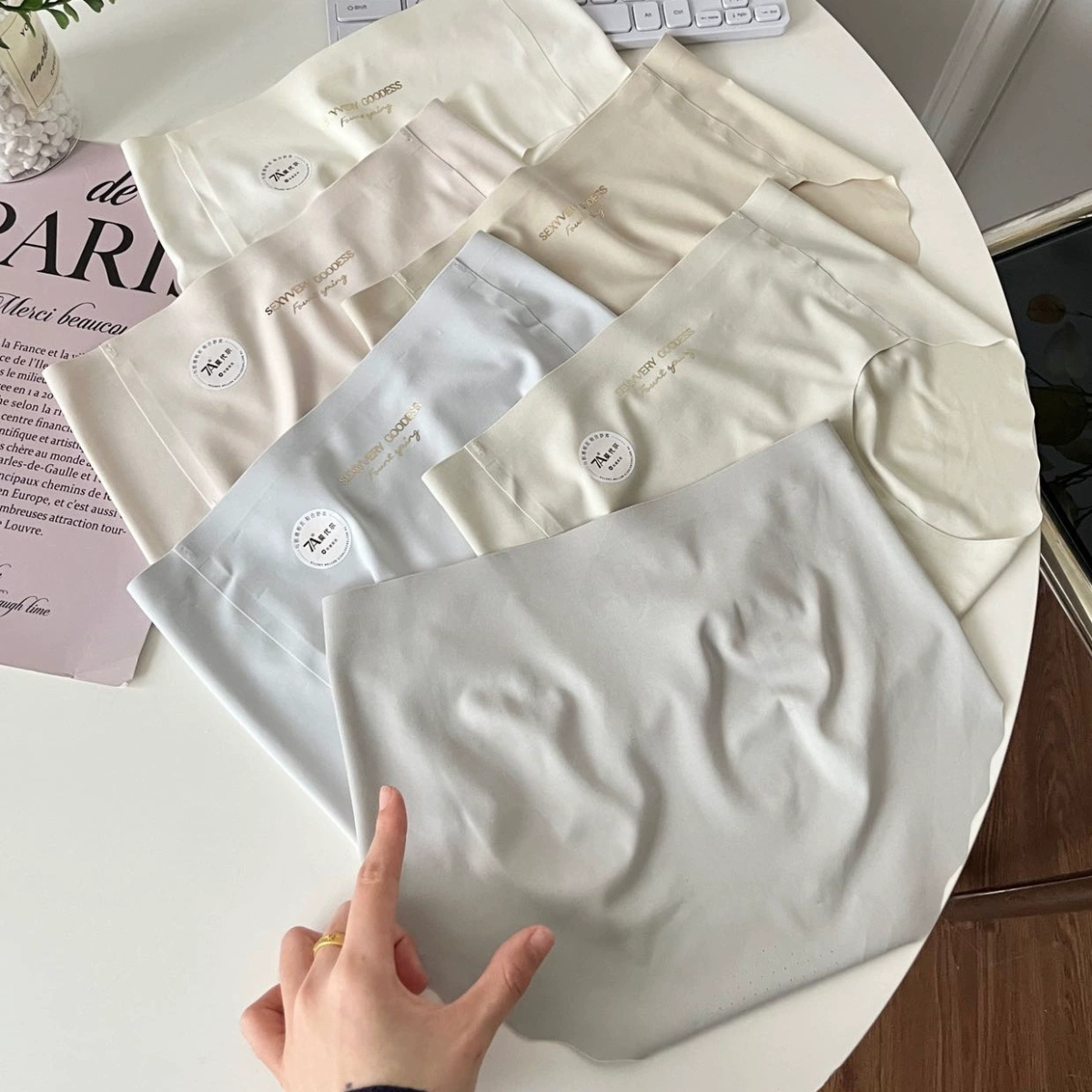 [Mã A19] Set 5 quần lót nữ Su to ko viền_thumbnail_1