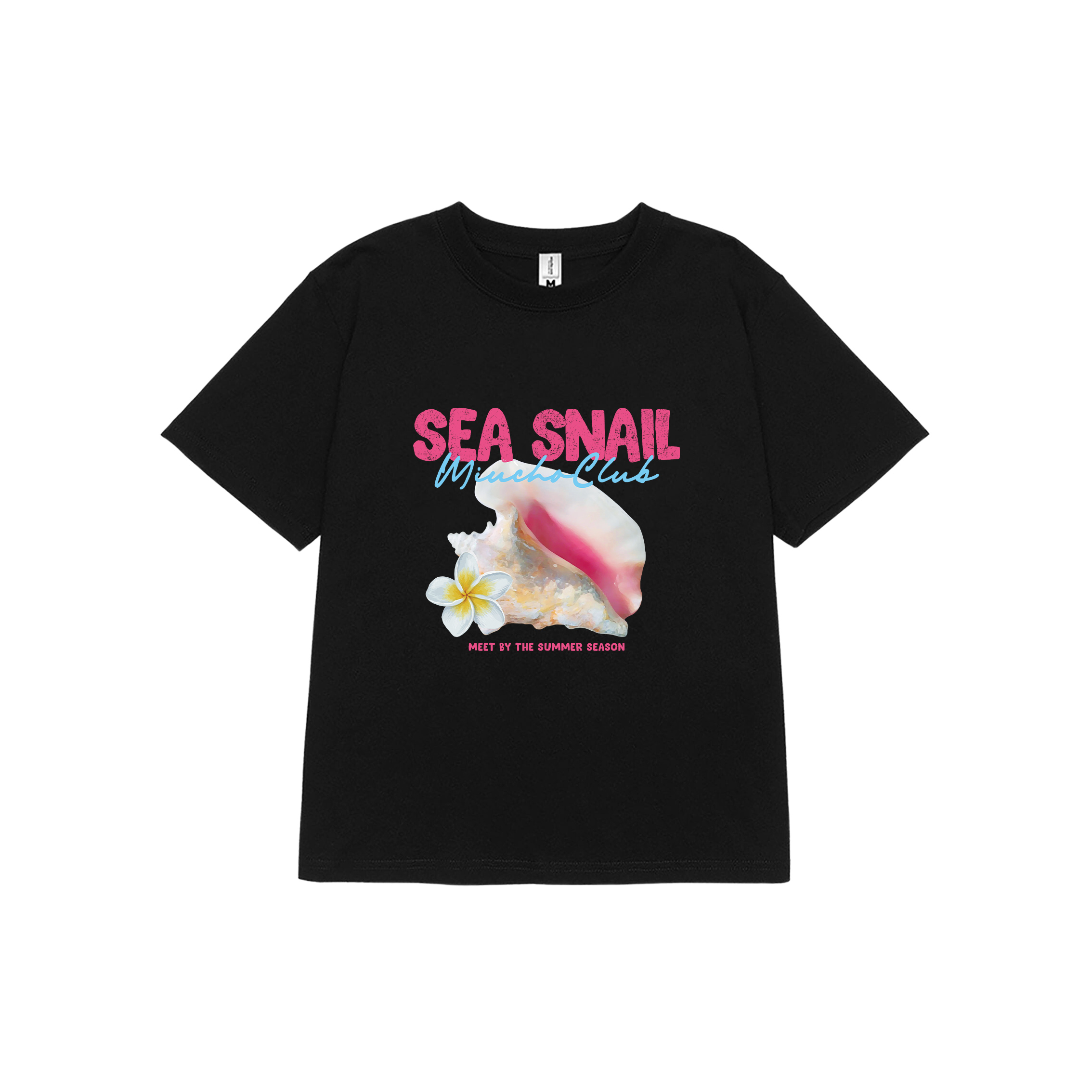 Áo baby tee form ôm hè biển 2230 Miucho cổ tròn vải cotton 4 chiều co giãn thoáng mát in mix_thumbnail_6